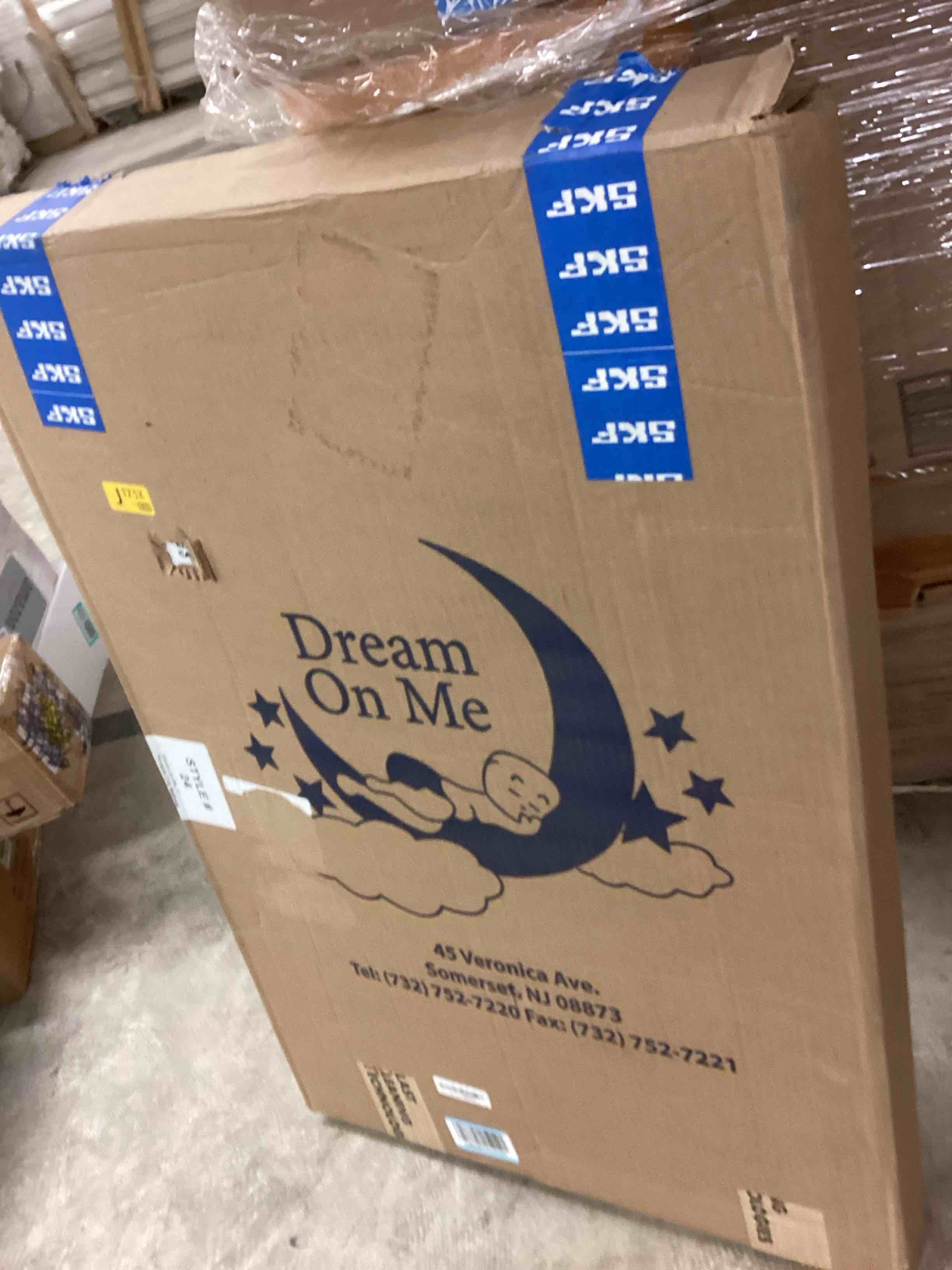 Condition photo showing New/Like New for Dream On Me Holly 3” Mini/Portable Crib Mattress, Fits Portable & Mini Cribs, Lightweight Fiber Core, Waterproof Vinyl Cover (38"x24"x3")