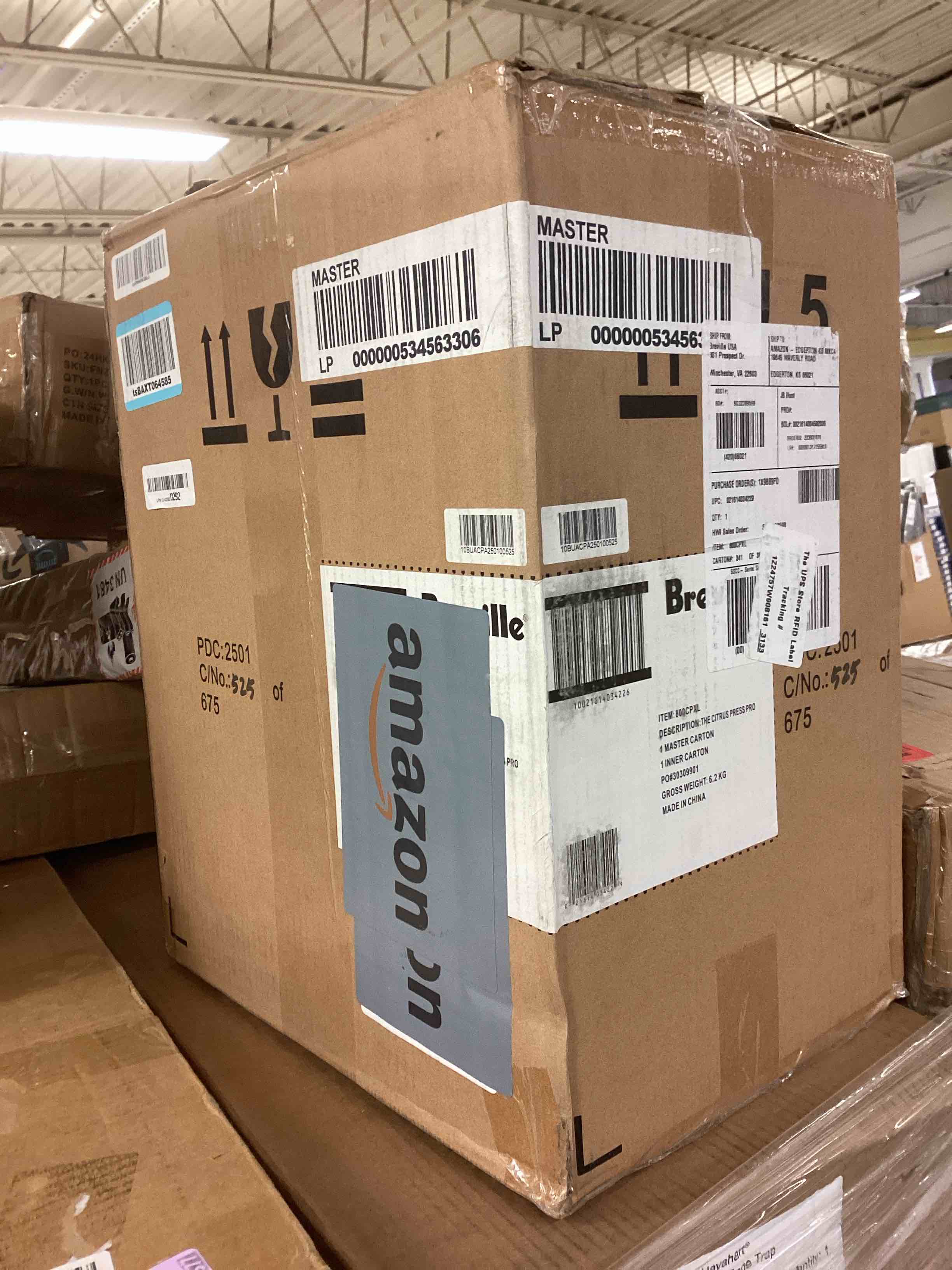 Condition photo showing New/Like New for Breville 800CPXL Citrus Press Pro Juicer Machine, Brushed Stainless Steel