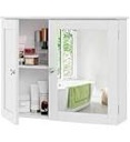 Condition photo showing New/Like New for Storage Cabinet Bathroom Wall Mounted Medicine Cabinets with Mirror,Wall Cabinet for Bathroom Adjustable Shelf, 2 Doors Over The Toilet Storage 6.5D x 23.62W x 19.3H inch