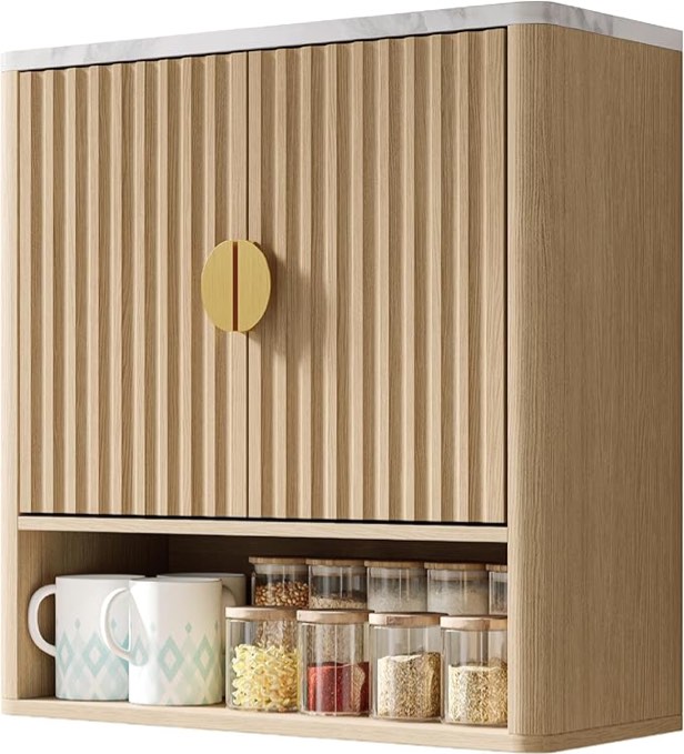 Bathroom Cabinet Wall Mount with Adjustable Shelf, Modern Medicine Cabinet, Small Wall Mounted Storage Organizer, Over Toilet Storage for Bathroom