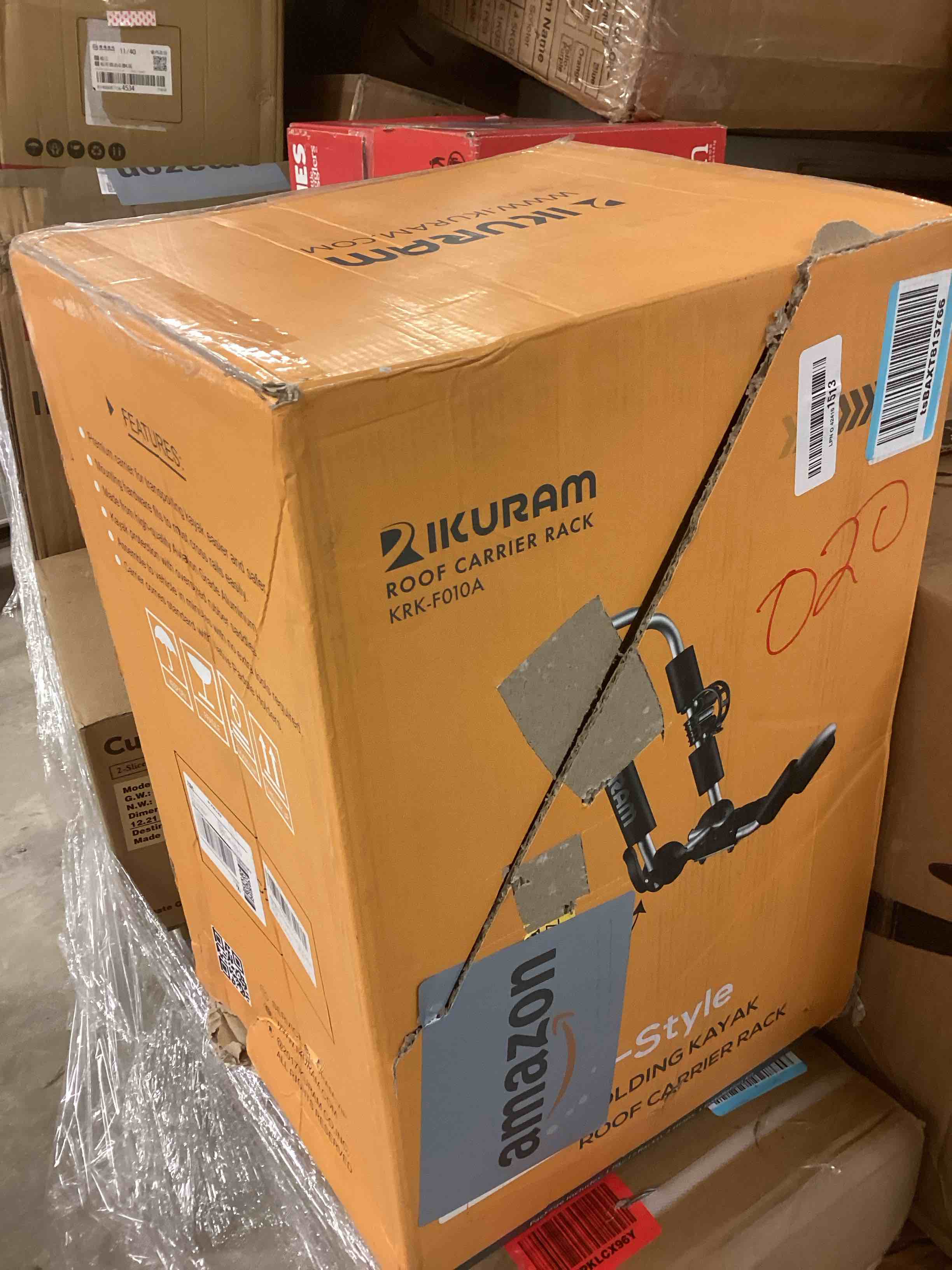 Condition photo showing New/Like New for Kayak Roof Rack, Aluminum Kayak Carrier Folding J-Style Universal 3-in-1 Multifunction for Canoe, SUP, Kayaks, Surfboard Rooftop Mount on SUV, Car and Truck Crossbars Unilateral