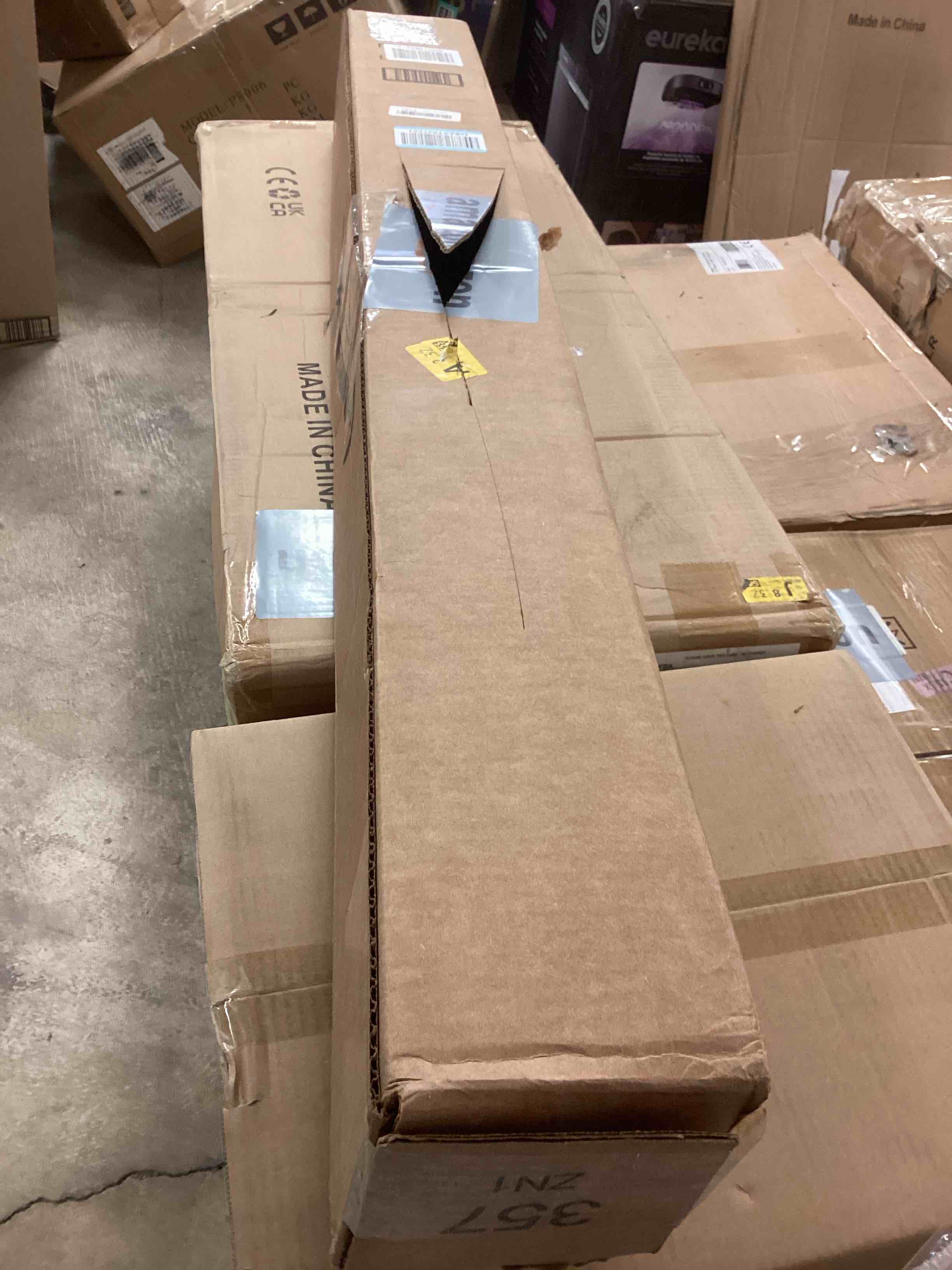 Condition photo showing New/Like New for OstepDecor Clear Table Protector 40 x 92 Inch, 2mm Thick Plastic Table Cover, Waterproof PVC Clear Table Cover Protector, Desk Protector Mat, Writing Desk Pad for Desktop, Coffee & Dining Room Table 40" x 92" (Rectangular) Crystal Clear 2mm