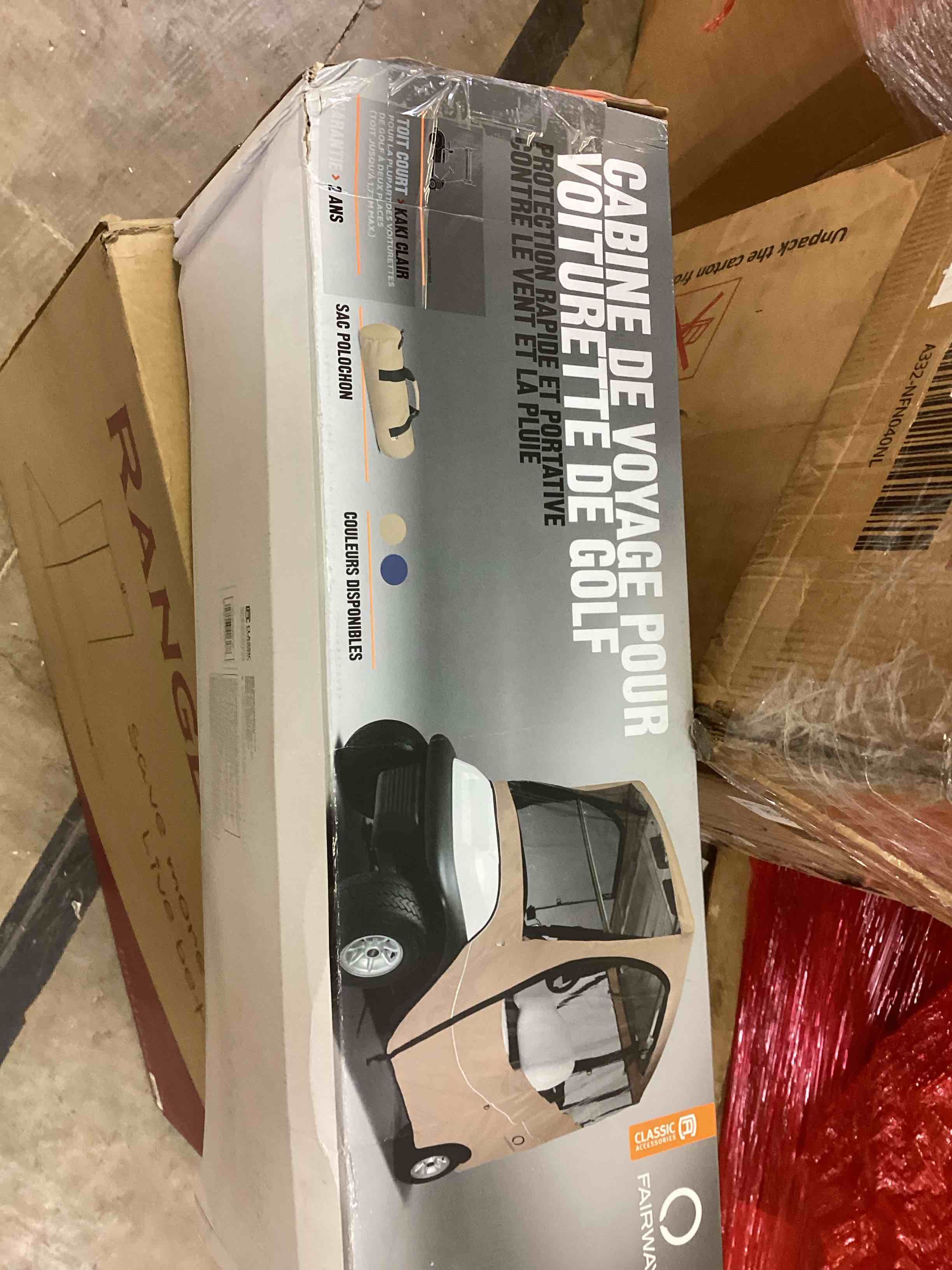 Condition photo showing Good Condition for classic accessories fairway golf cart travel enclosure