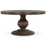 kinston solid wood pedestal dining table(only pedestal)