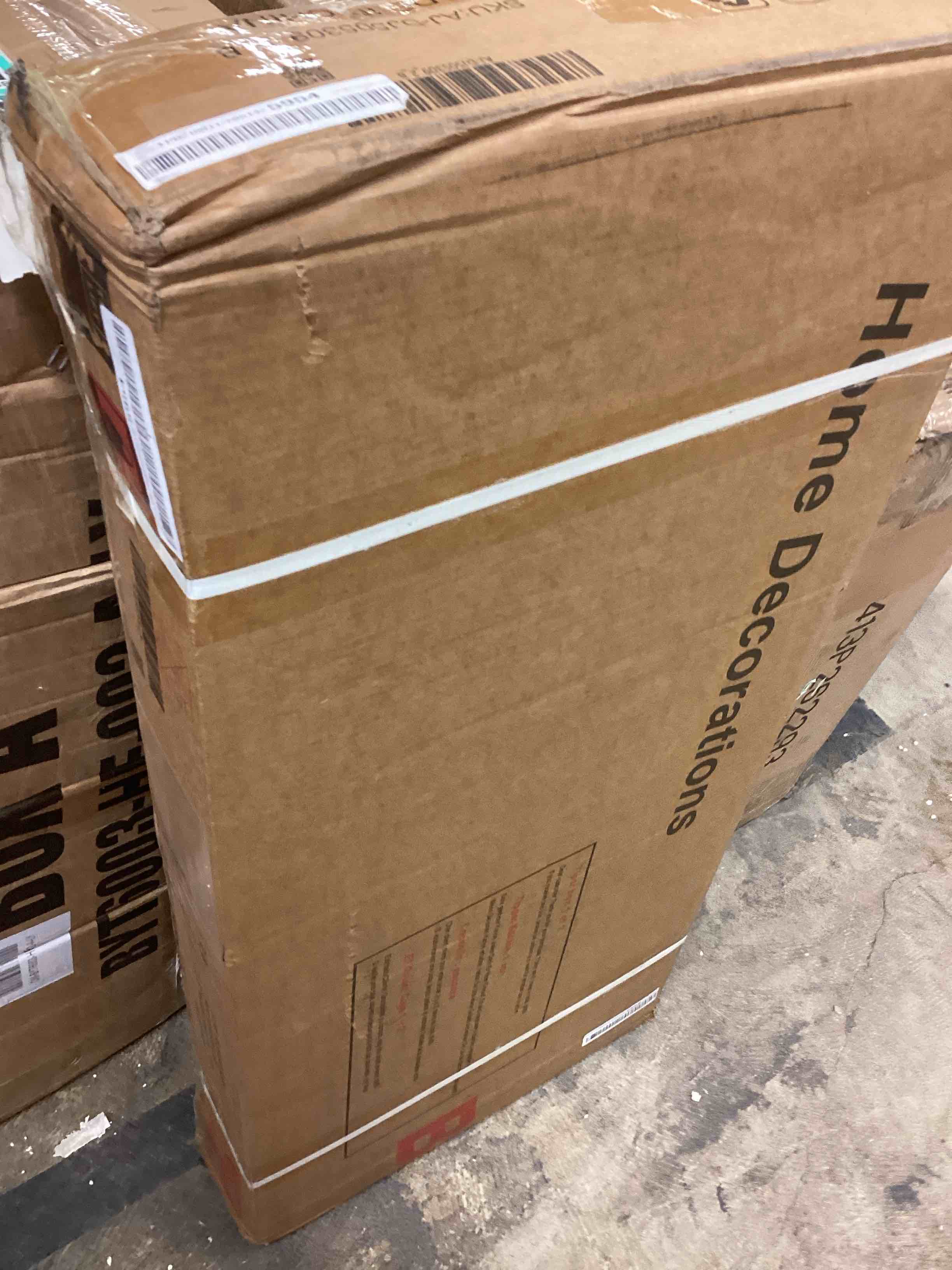 Condition photo showing Good Condition for modern white 8 drawer dresser for bedroom (incomplete one box only) (box b)