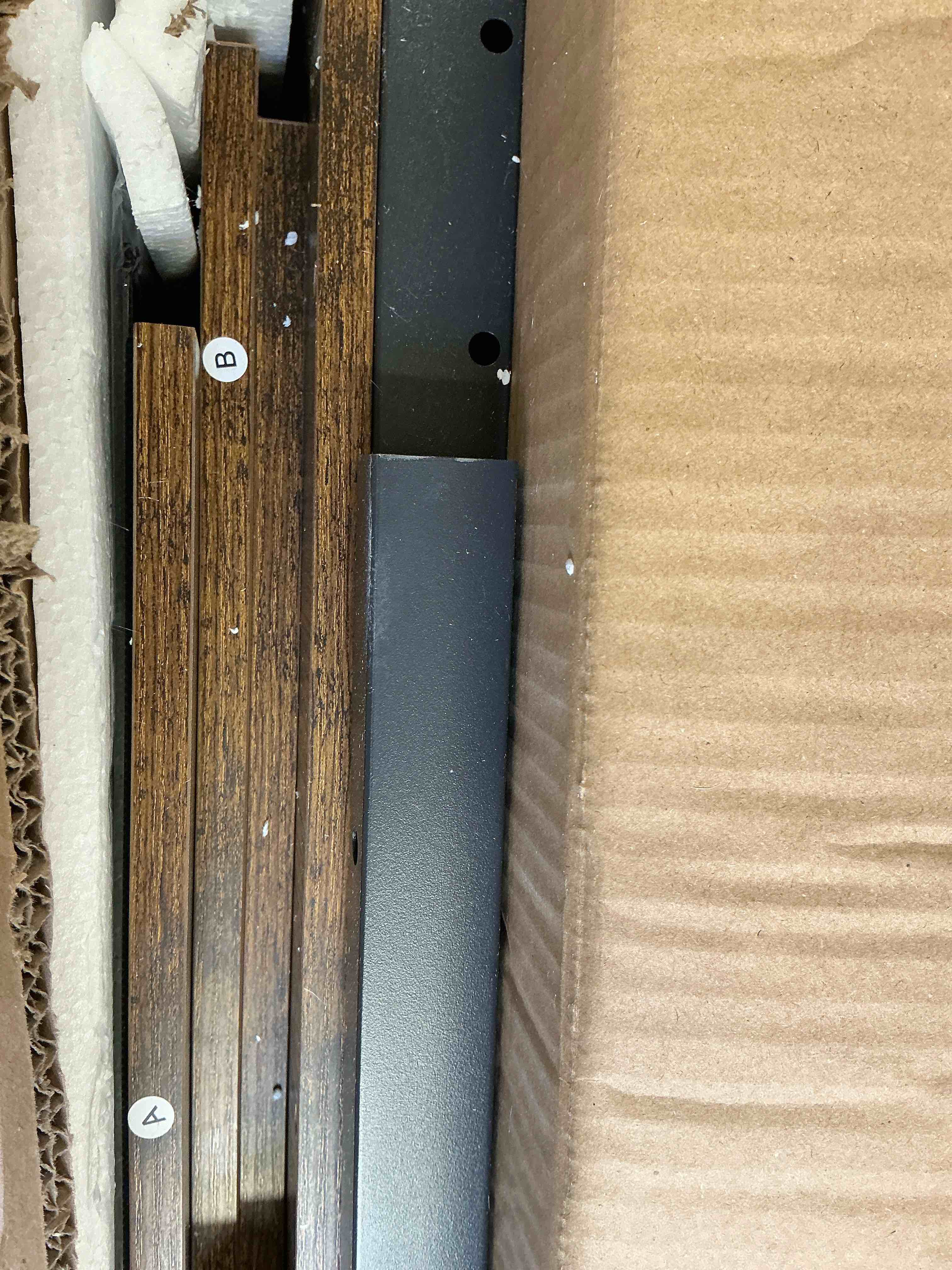 Condition photo showing Good Condition for unikito mini fridge stand with drawer storage & sockets, rustic brown | heavy duty small refrigerator and microwave cart, holds 300 lbs, space saving table for dorm, apartment, office, bedroom.