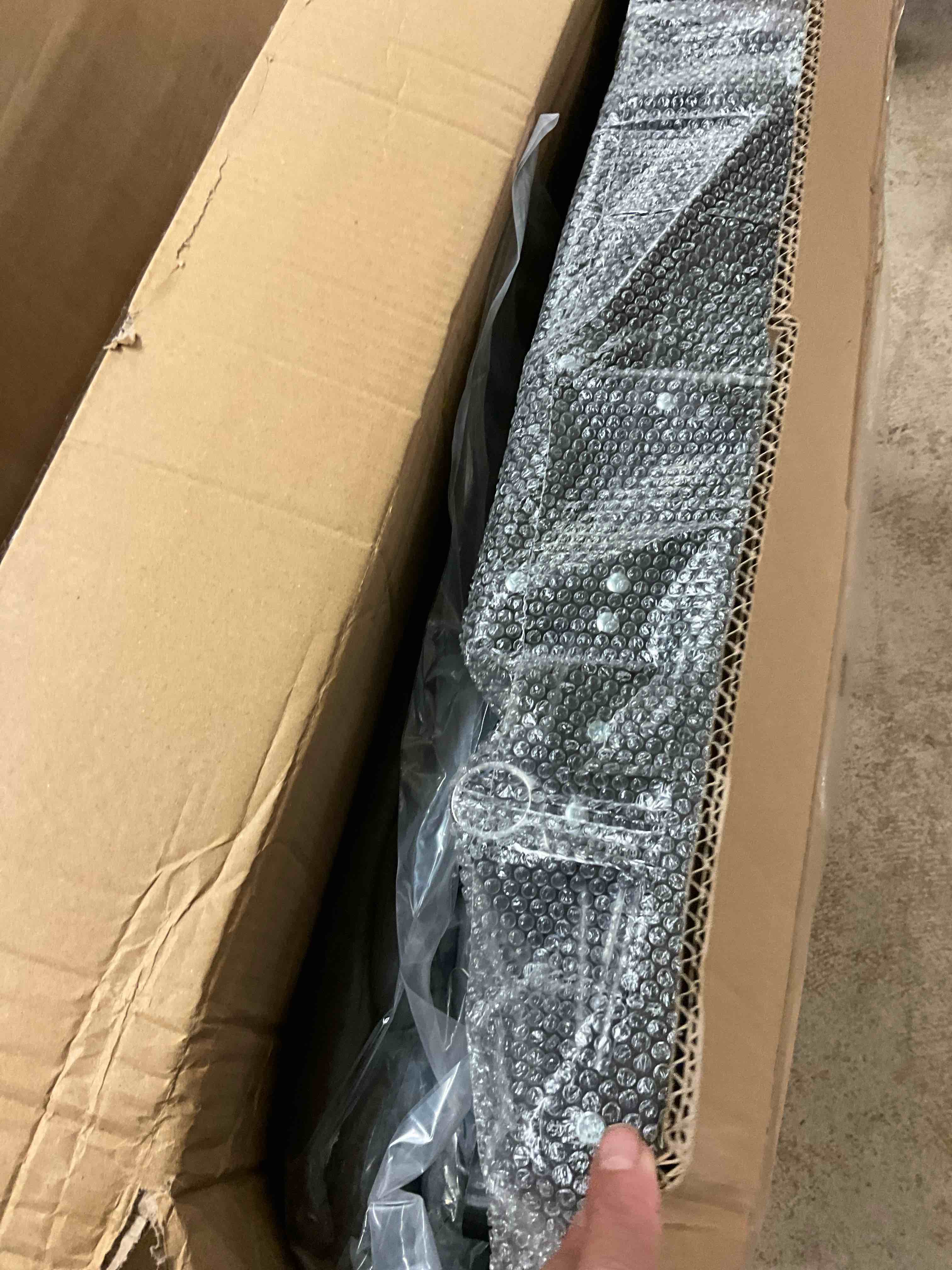 Condition photo showing New/Like New for zero gravity chair with removable cushion,fossil gray