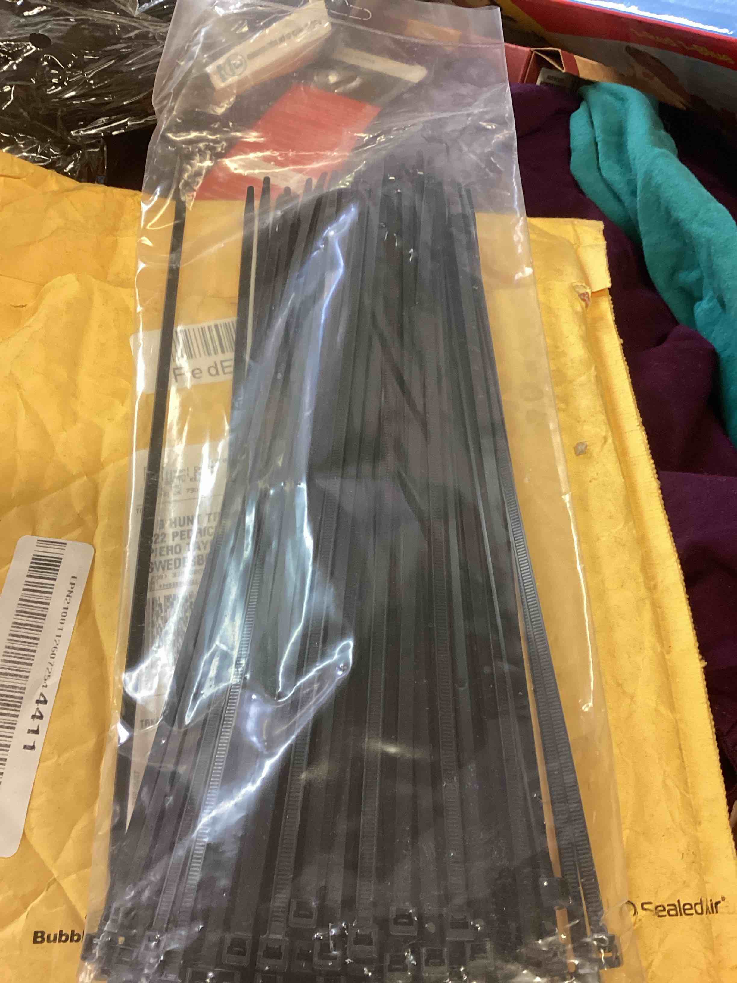 Condition photo showing Brand New for axis eagle aspen 500233 temperature-rated cable ties, 100 pk (black, 11)