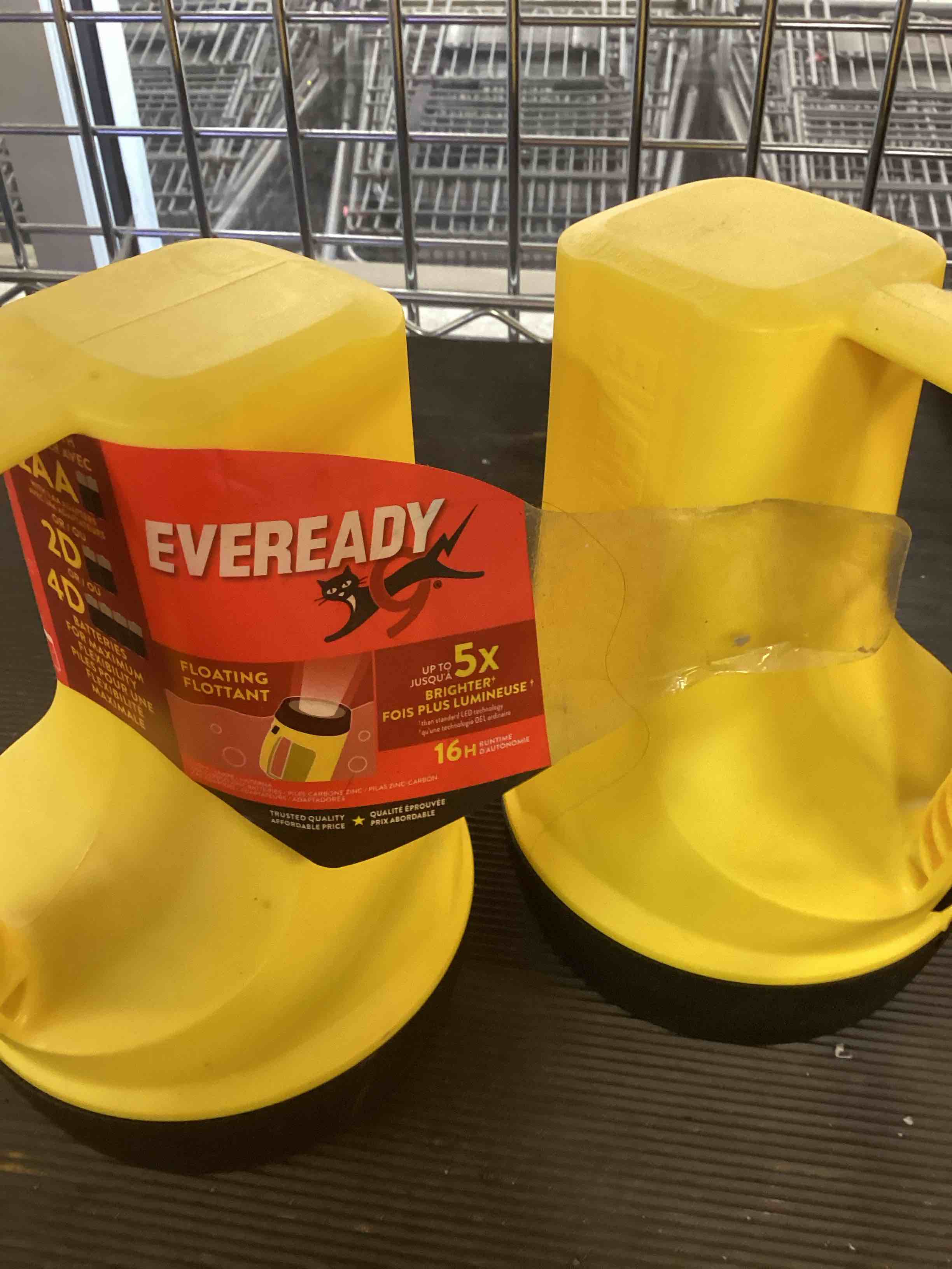 Condition photo showing Good Condition for eveready led floating lantern flashlight: water-resistant, 80 lumens, 70-hour run time, camping & kids use ( battery not included ) 