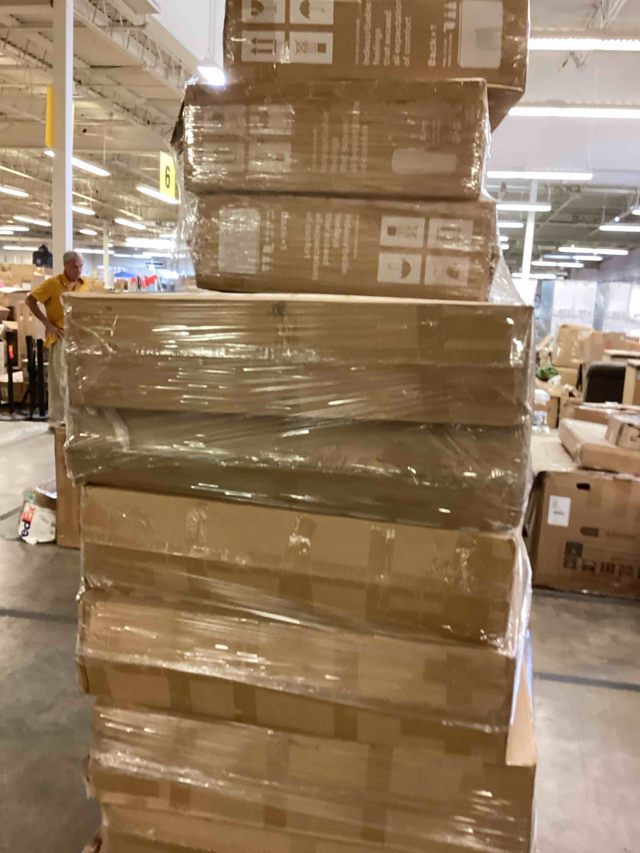 pallet lot of assorted homebody modules for modular sectional (color may vary)