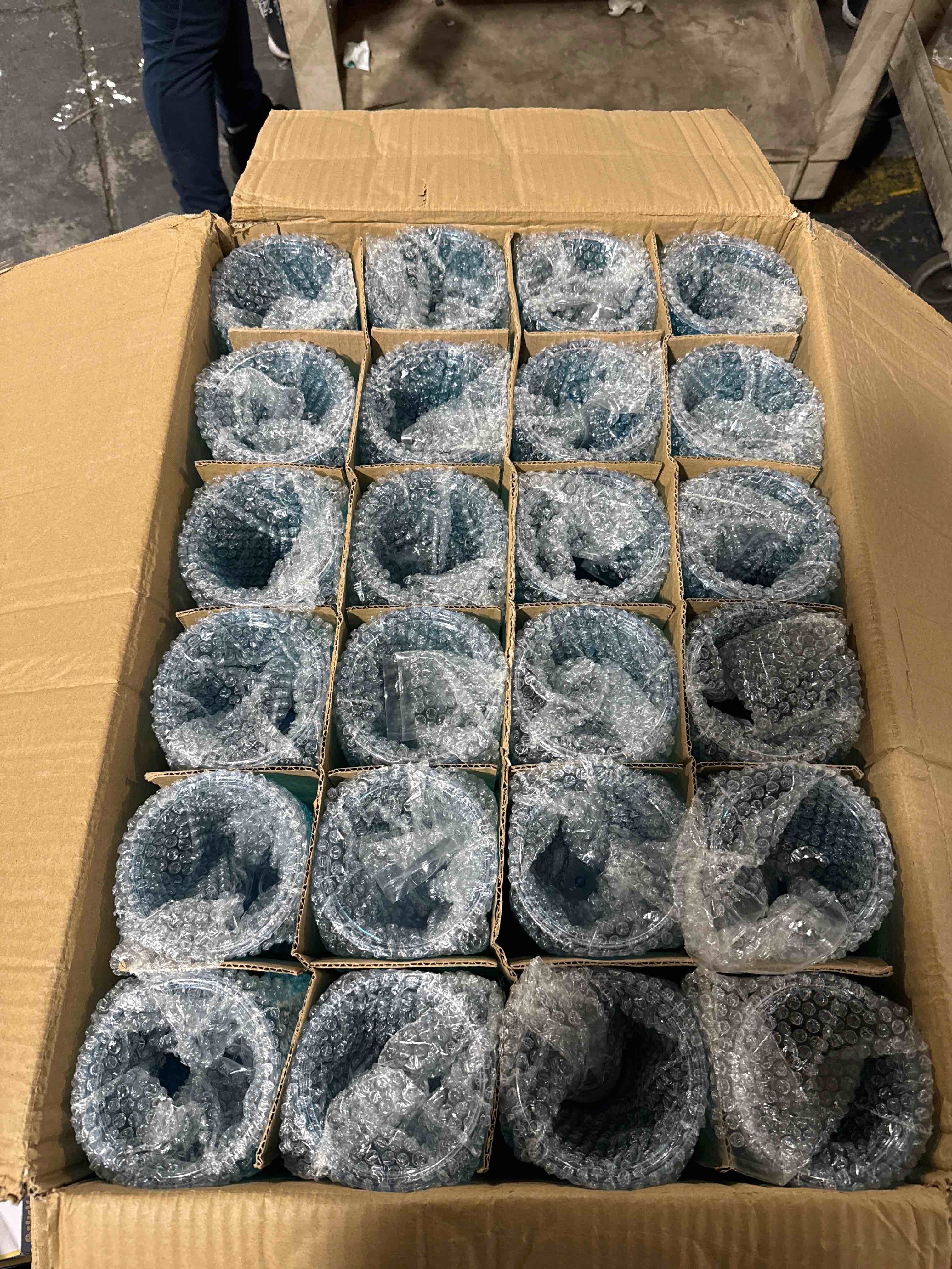 Condition photo showing Good Condition for A lot of 48 plastic tumblers