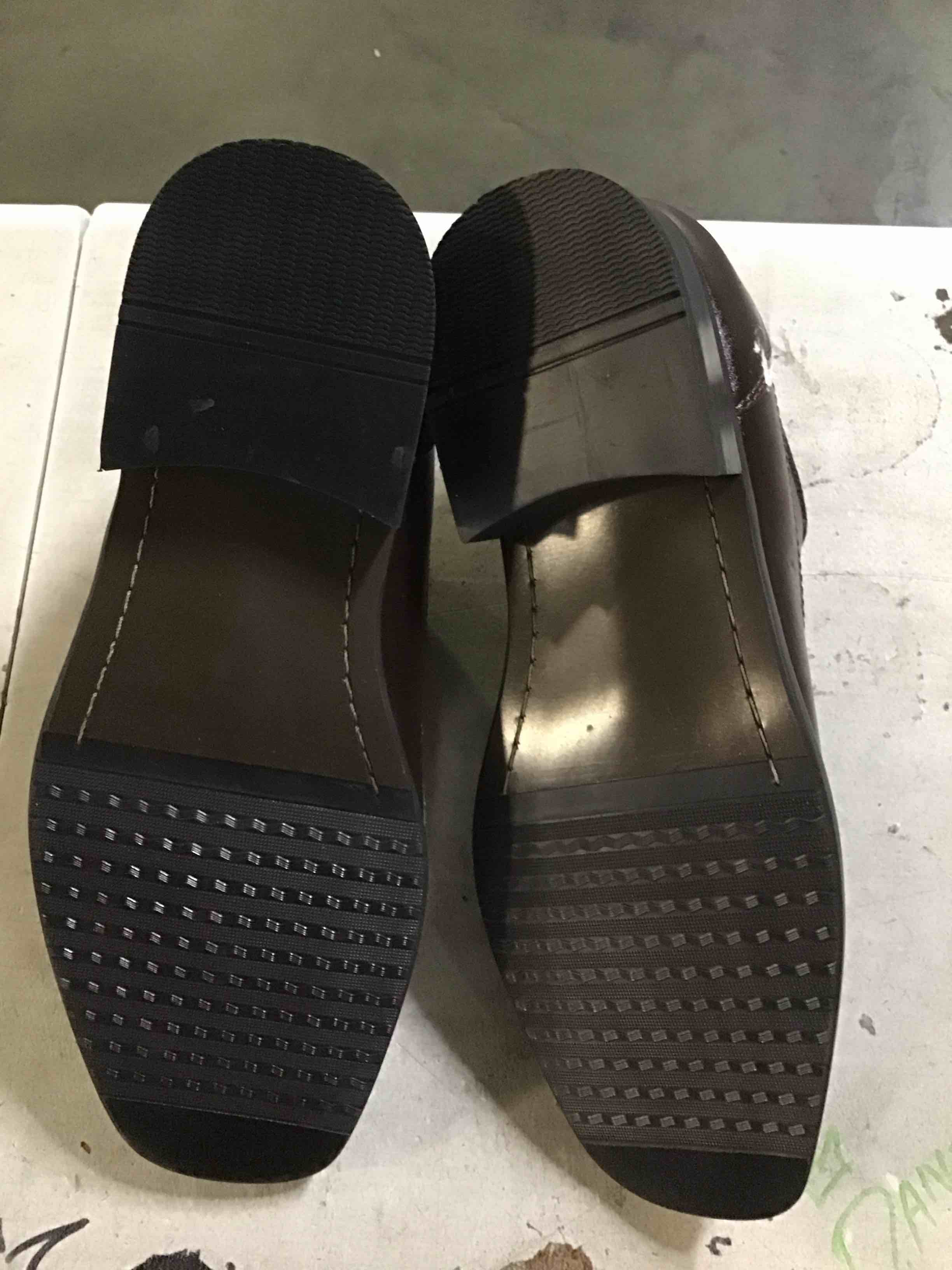 Condition photo showing As Is for Robert Wayne M footwear leather upper casual shoes for men, brown, size 9.5