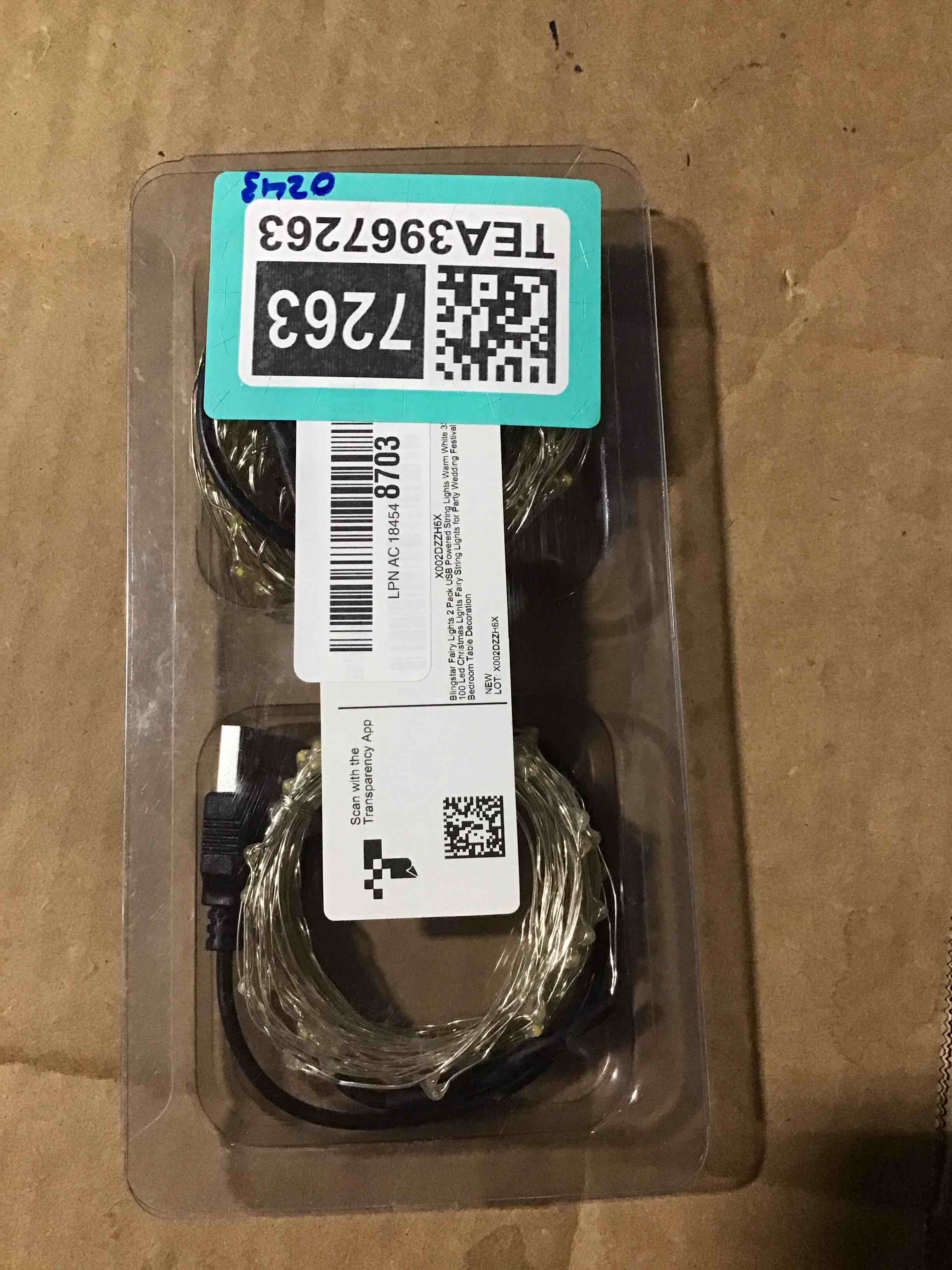 Blingstar USB Powered Fairy Lights, 2 Pack 33Ft 100 LED, Flexible Silver Wire, Mini String Lights for Christmas Tree/Bedroom/Camping/Holiday Indoor Decoration, Warm White Visit the Blingstar Store