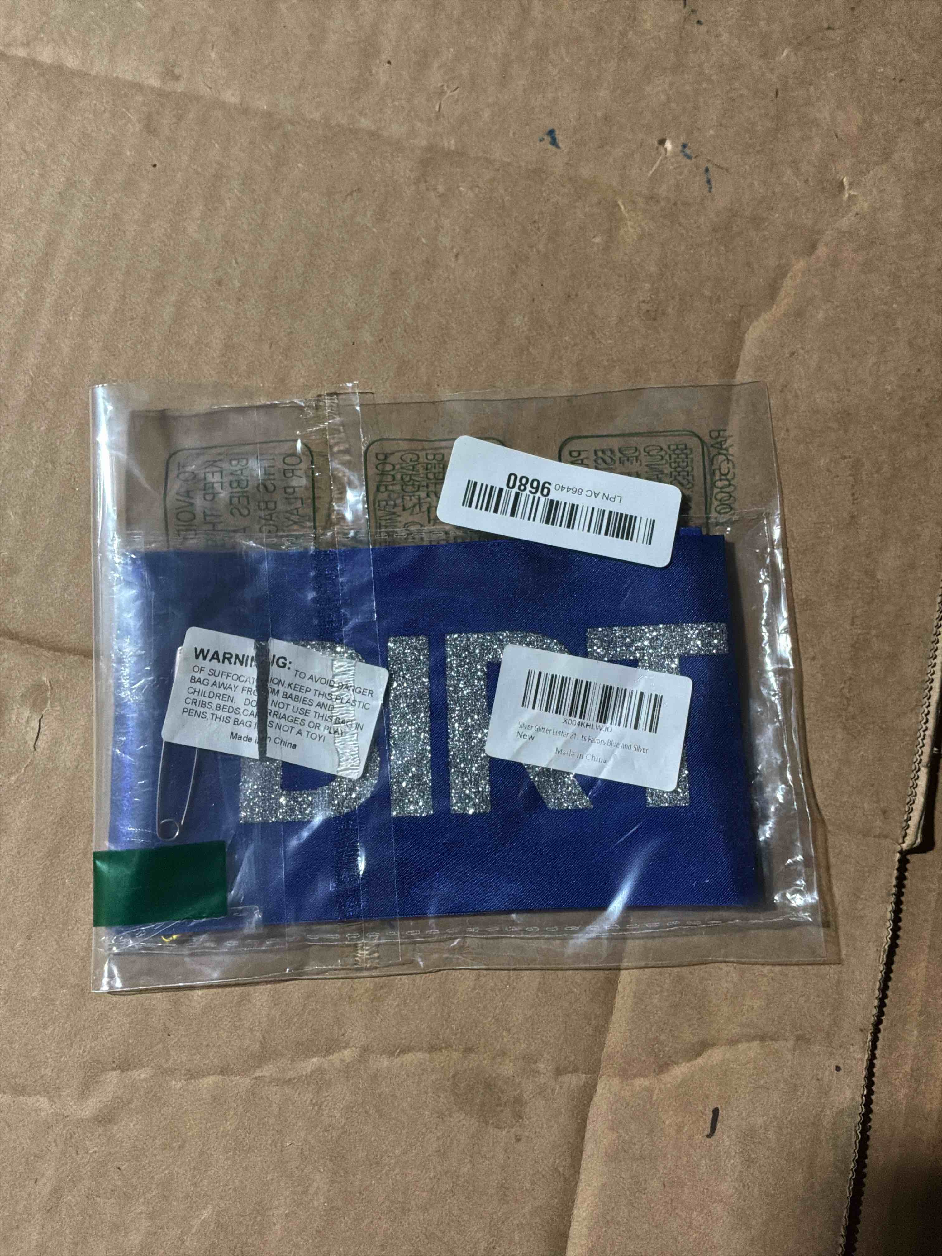 Silver Glitter Letter 21st Birthday King Sash Happy Birthday Sash for Him Men 21st Birthday Decorations Party Supplies Gifts Favors,Blue and Silver