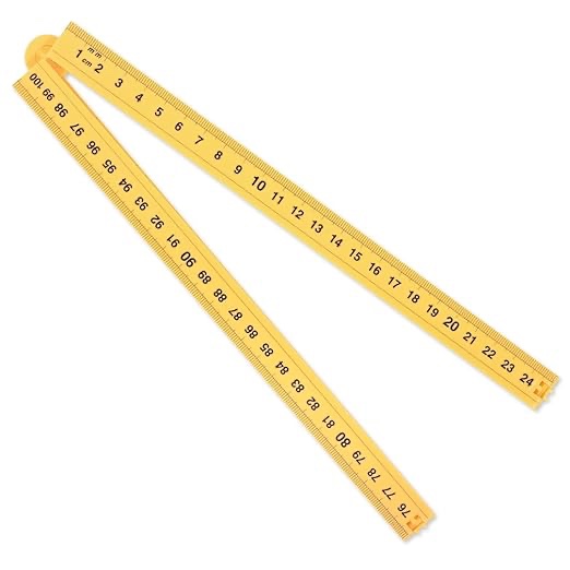 Learning Advantage Folding Meter Stick | Measure in Inches, Centimeters, Millimeters and Meters | Learn Metric and Imperial Measurement Systems