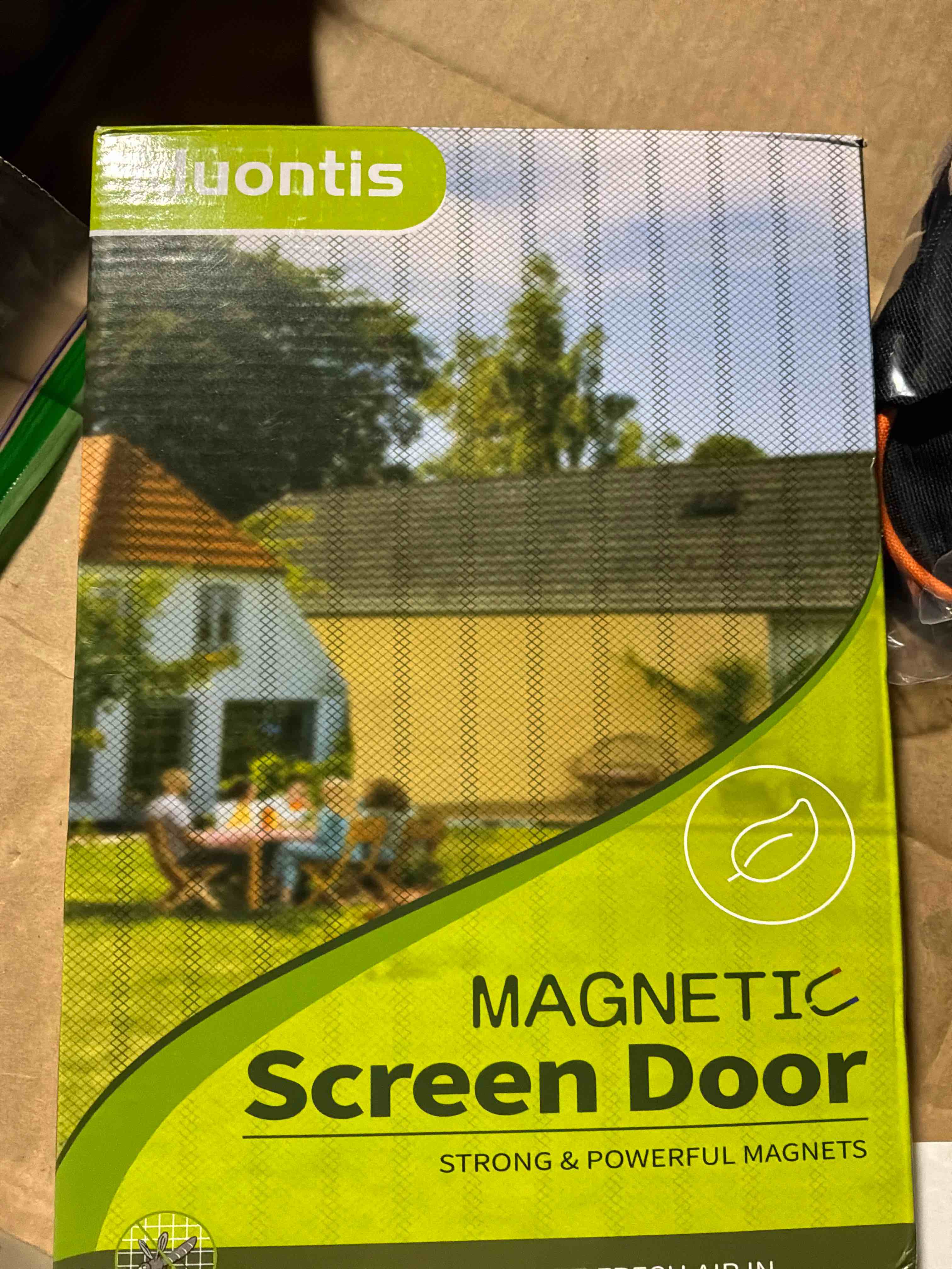 Magnetic Screen Door - Fits Door Opening 36 x 82 in, Actual Screen Size 38"x83", Hands Free Mesh Partition,Heavy Duty Curtain Keeps Bugs Out, Frame Hook & Loop, Pet and Kid Friendly