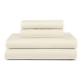 allswell 4-piece soft & silky luxury 100% tencel™ sheets set, vanilla dream, queen