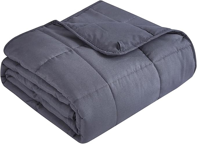 Condition photo showing New/Like New for Topcee Weighted Blanket (20lbs 60"x80" Queen Size) Cooling Breathable Heavy Blanket Microfiber Material with Glass Beads Big Blanket for Adult All-Season Summer Fall Winter Soft Thick Comfort