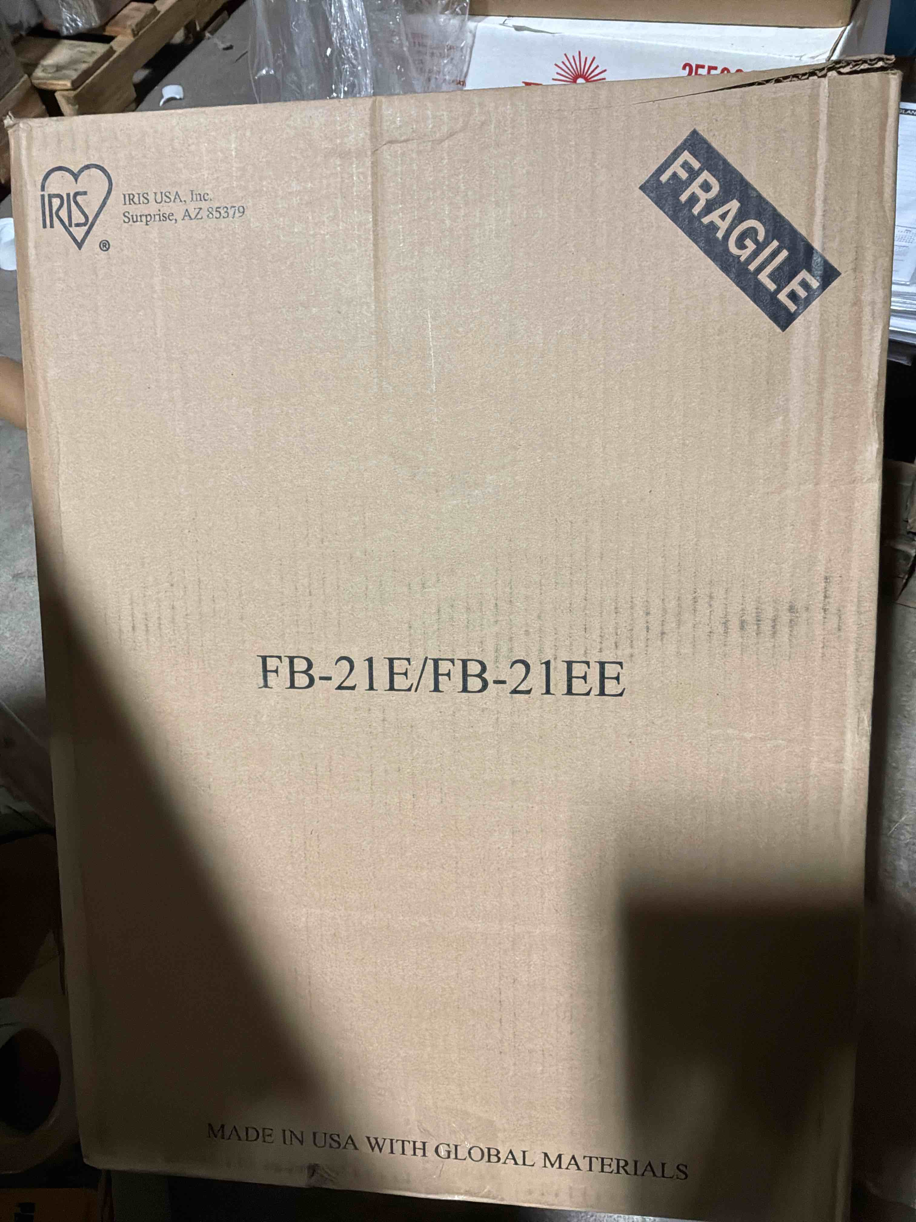 IRIS USA, Inc. R-FB-21E Letter and Legal Size File Box, Black, 4 Pack