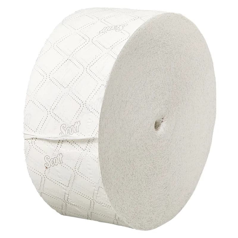 Condition photo showing New/Like New for scott® essential toilet paper & tissue roll 3.78in x1150ft 2ply white jumbo (jrt) 1150 sheets/roll 12 rolls/case