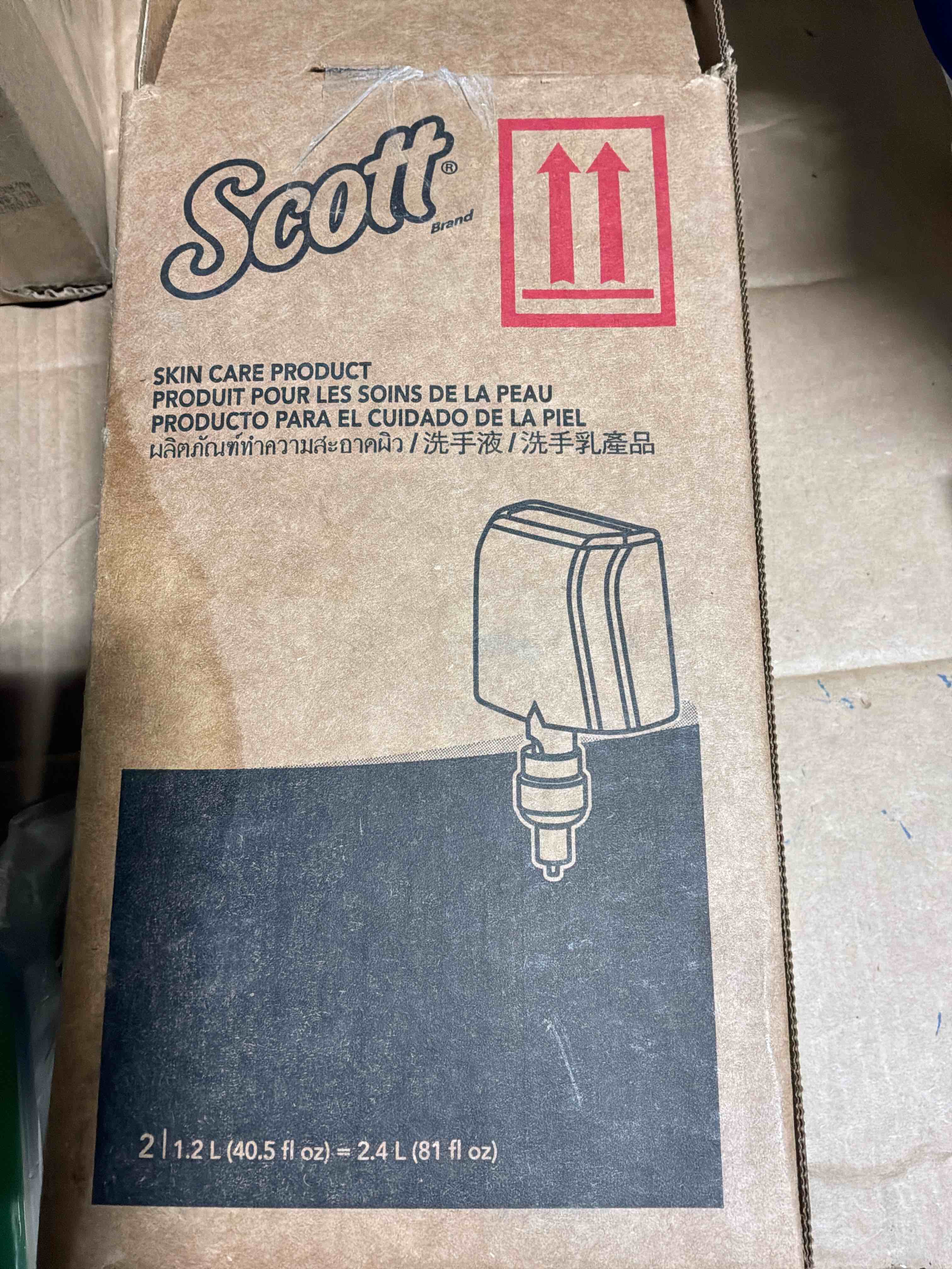 Condition photo showing New/Like New for Kleenex Moisturizing Foam Hand sanitze  Cucumber  1200mL  2/Carton