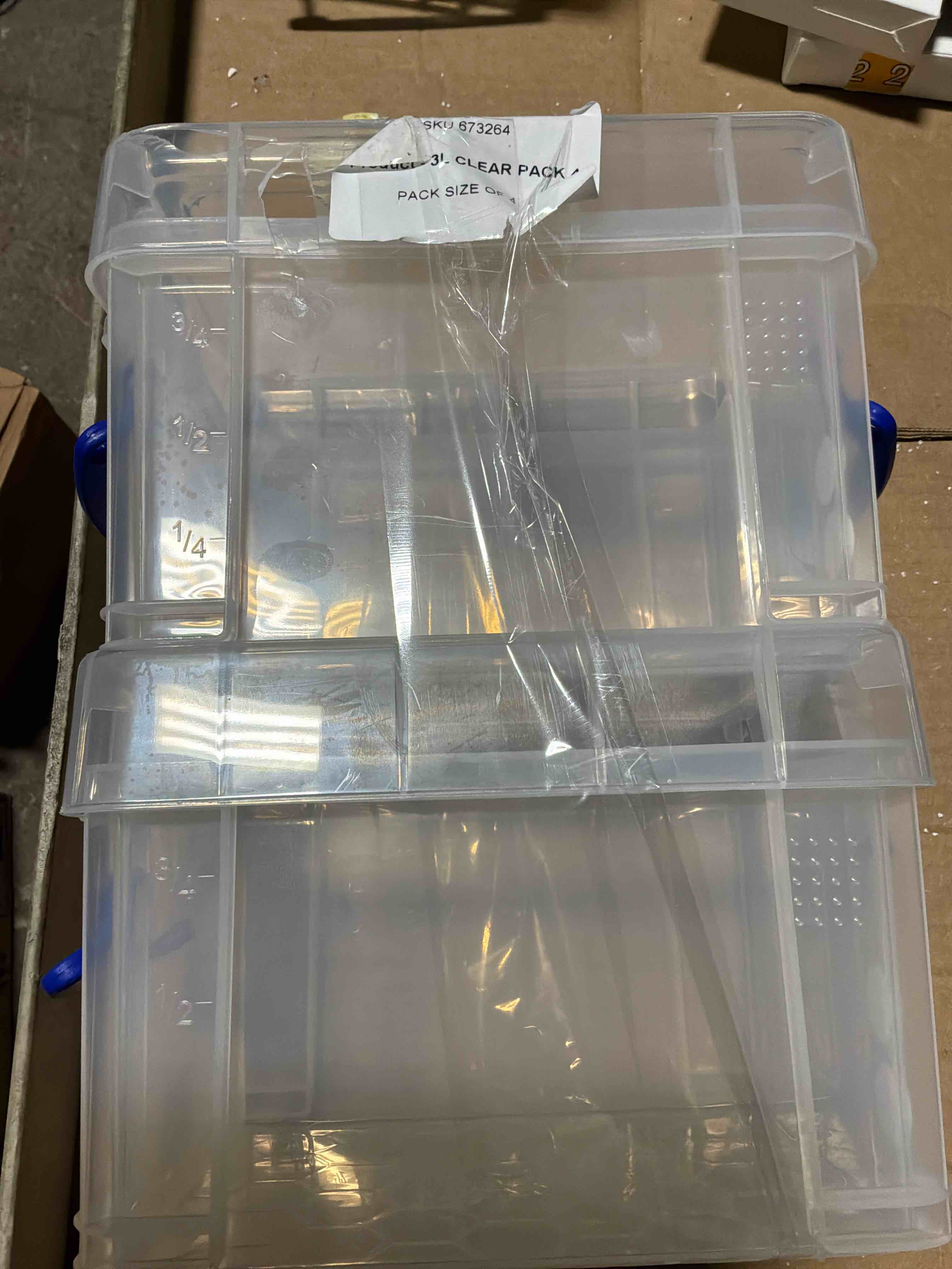 really useful box 9 liter plastic storage bins with lids and clip lock handles for home or office organization and storage (2 pack)