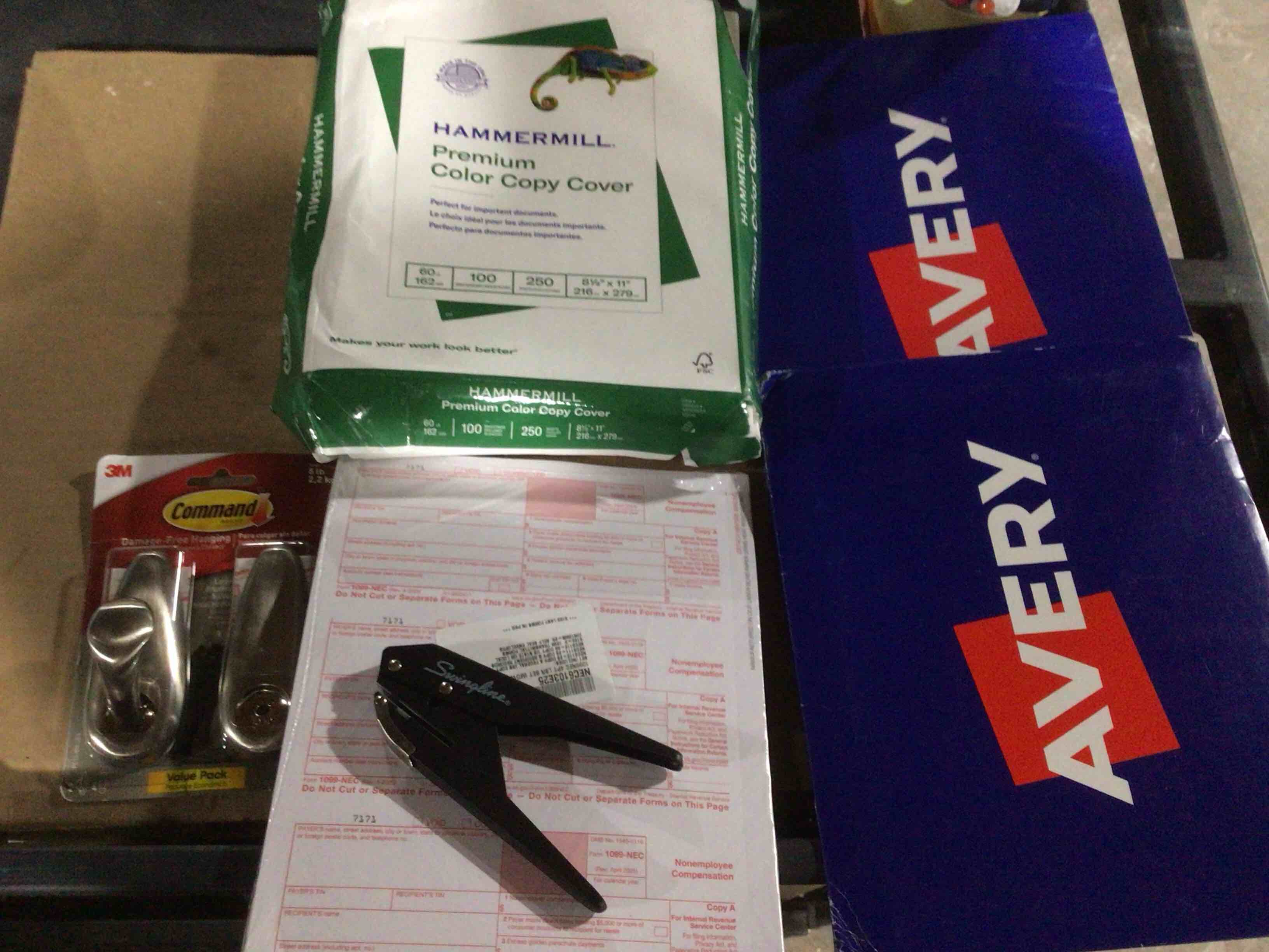 assortment of office products