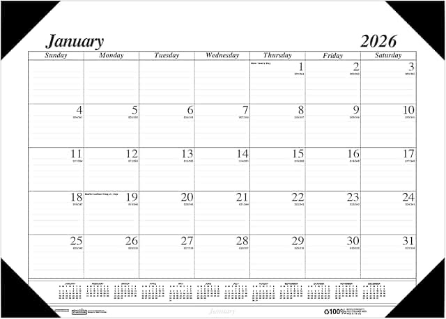 5pcs, 2026 calendar bundle