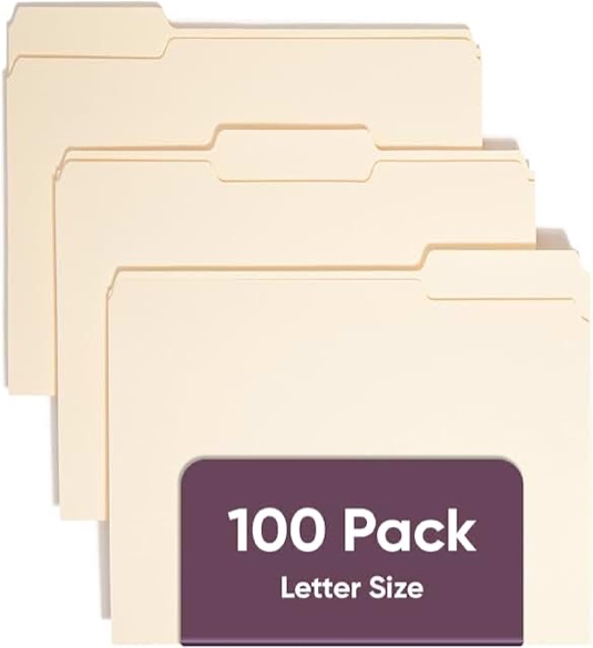 smead standard file folders
