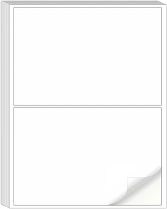 white paper bond sticker label for packages, ideal for letters, labels