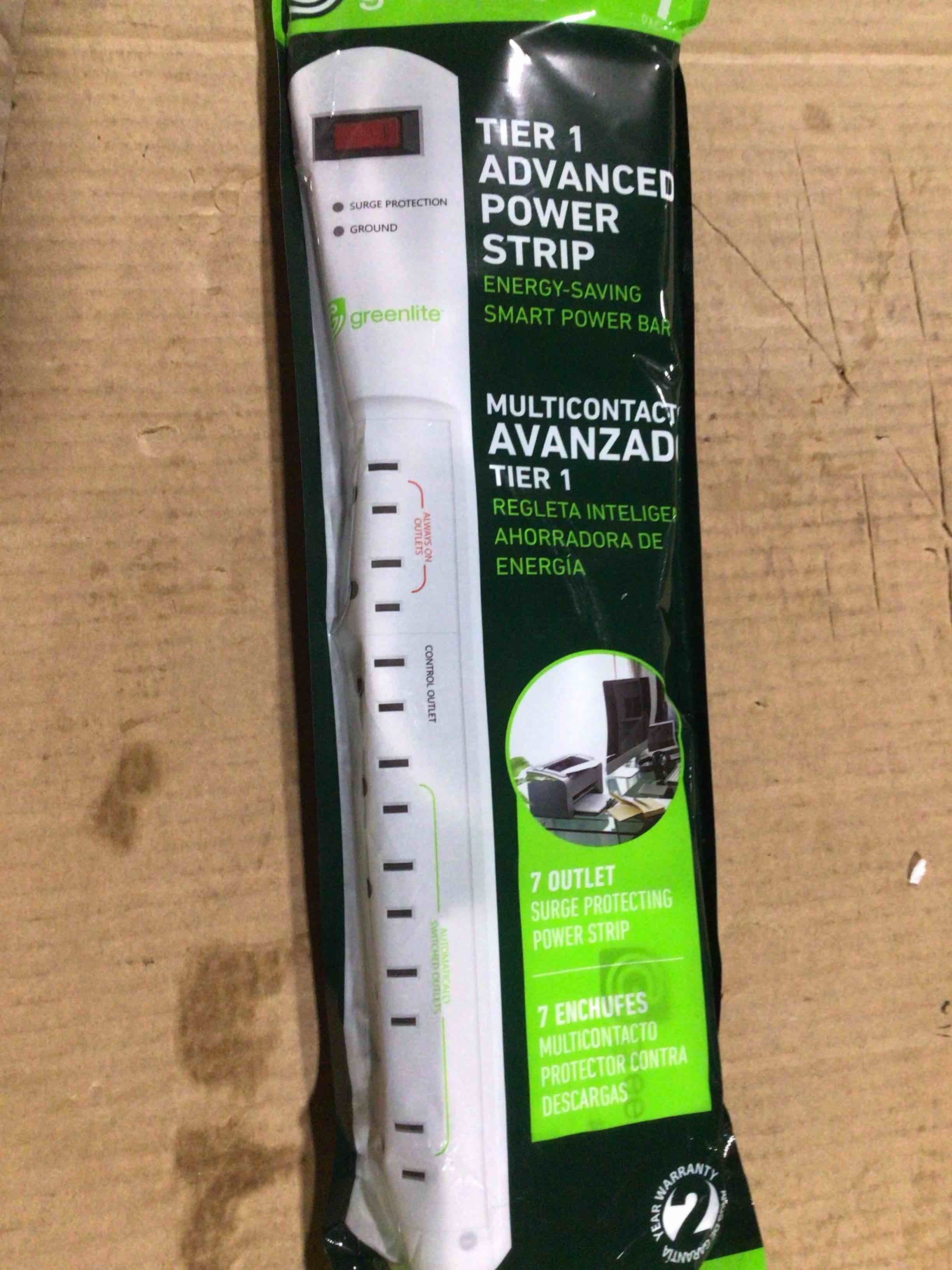 Condition photo showing New/Like New for Tier 1 advanced power strip, energy saving smart power bar