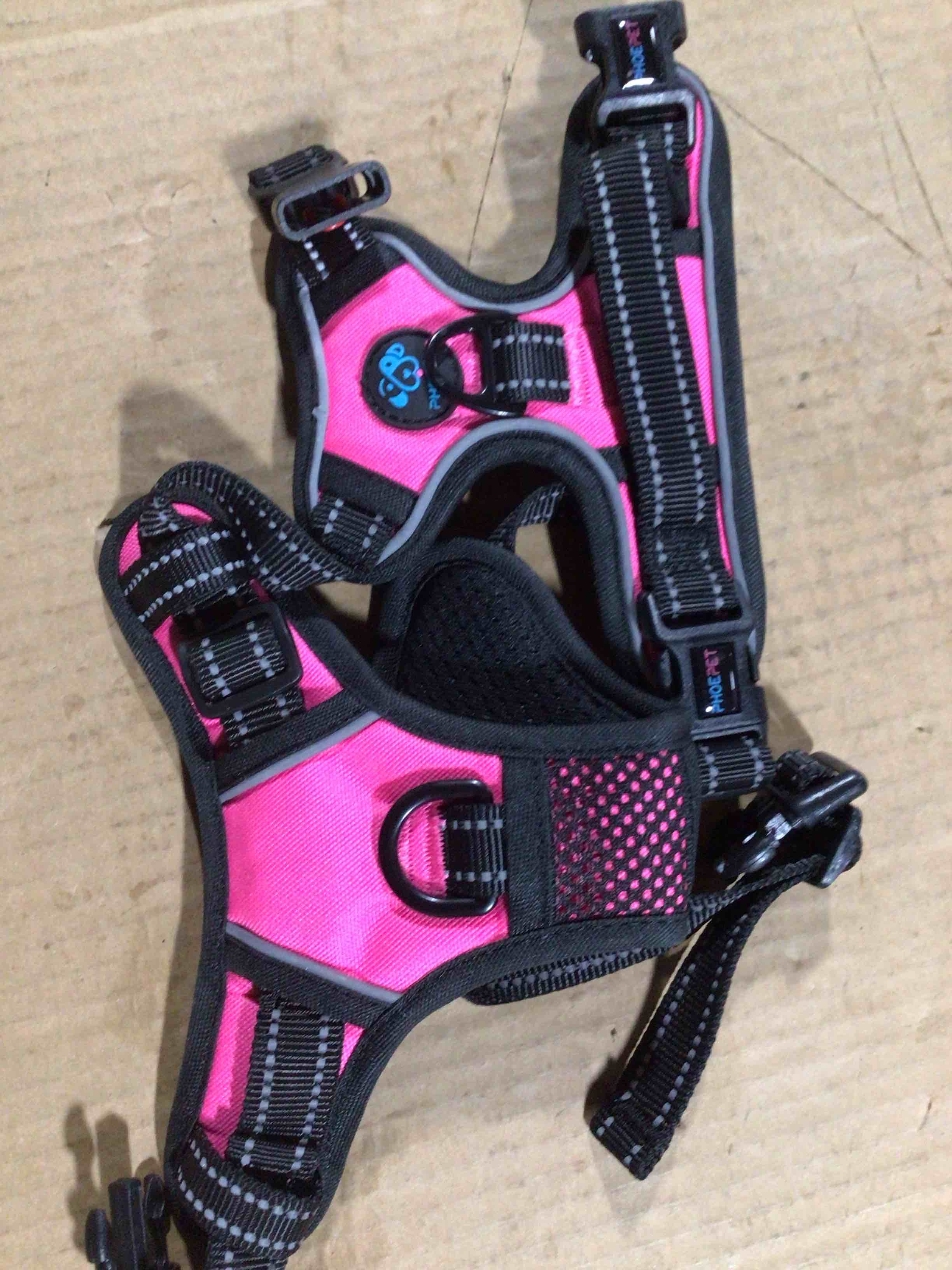 Condition photo showing New/Like New for poppet no pull dog harness , no choke reflective dog vest (hot pink) 
