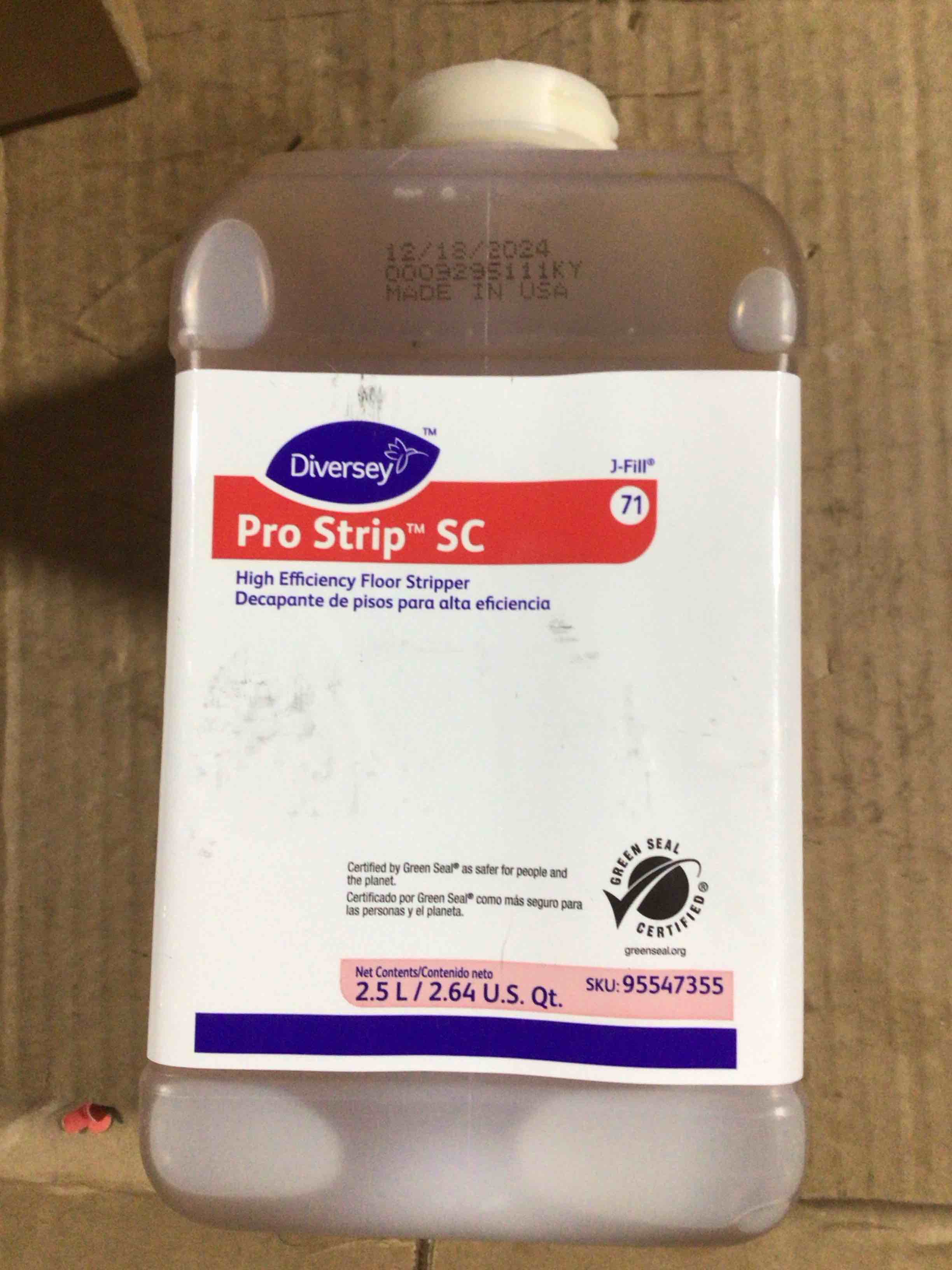 Condition photo showing New/Like New for high efficiency floor stipper pro strip SC. DIVERSEY pack of 2