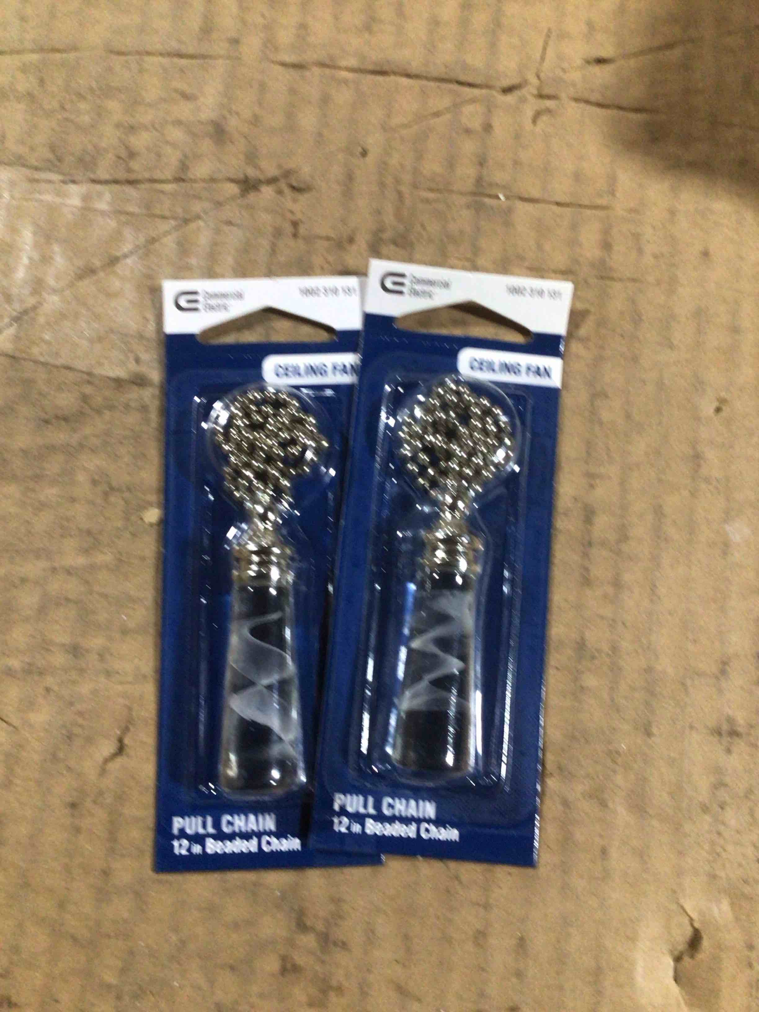 Condition photo showing New/Like New for ceiling fan pull chain 12in beaded chain, resin chain decoration