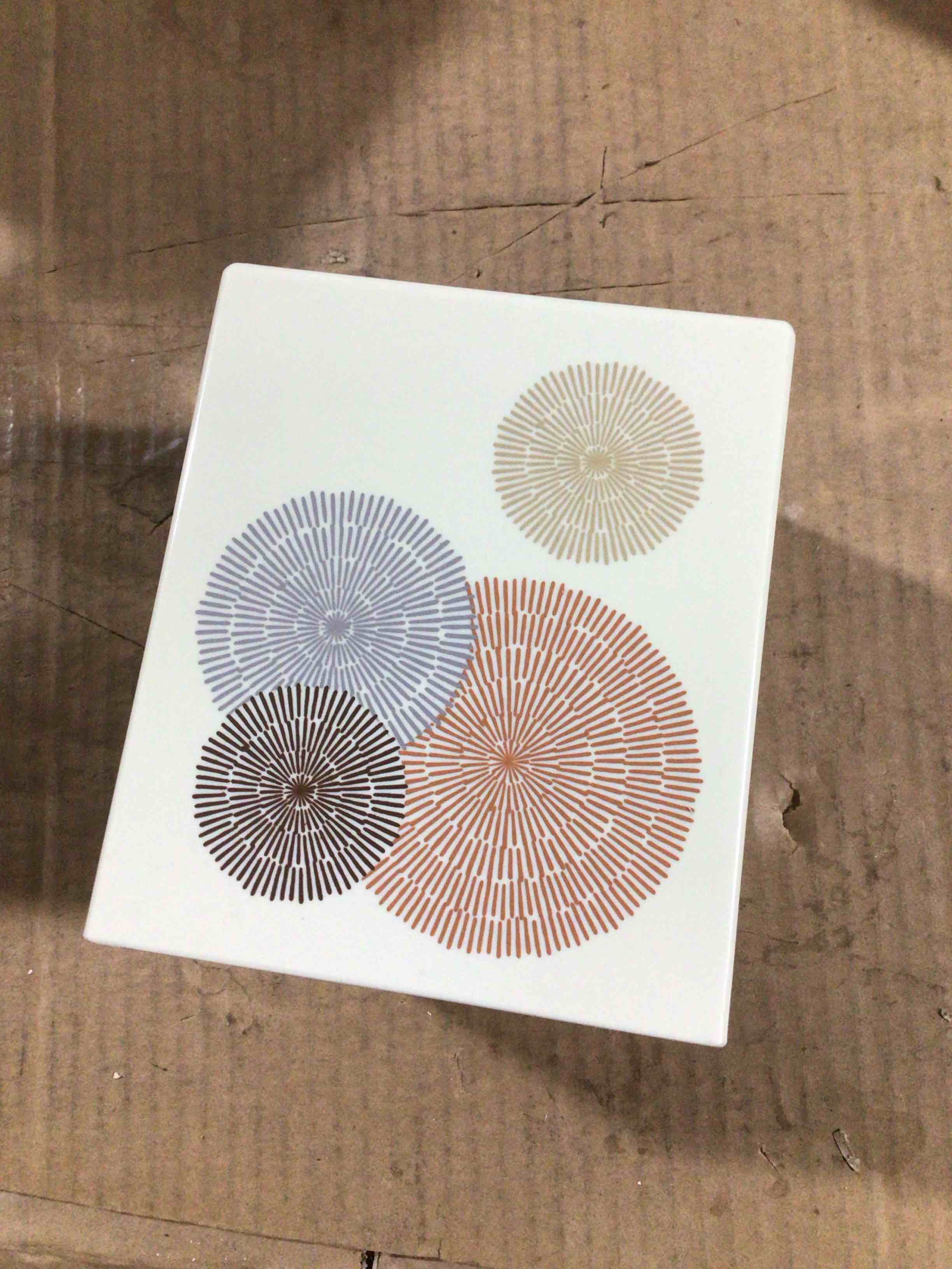 Condition photo showing New/Like New for tissue holder, plastic tissue dispenser 