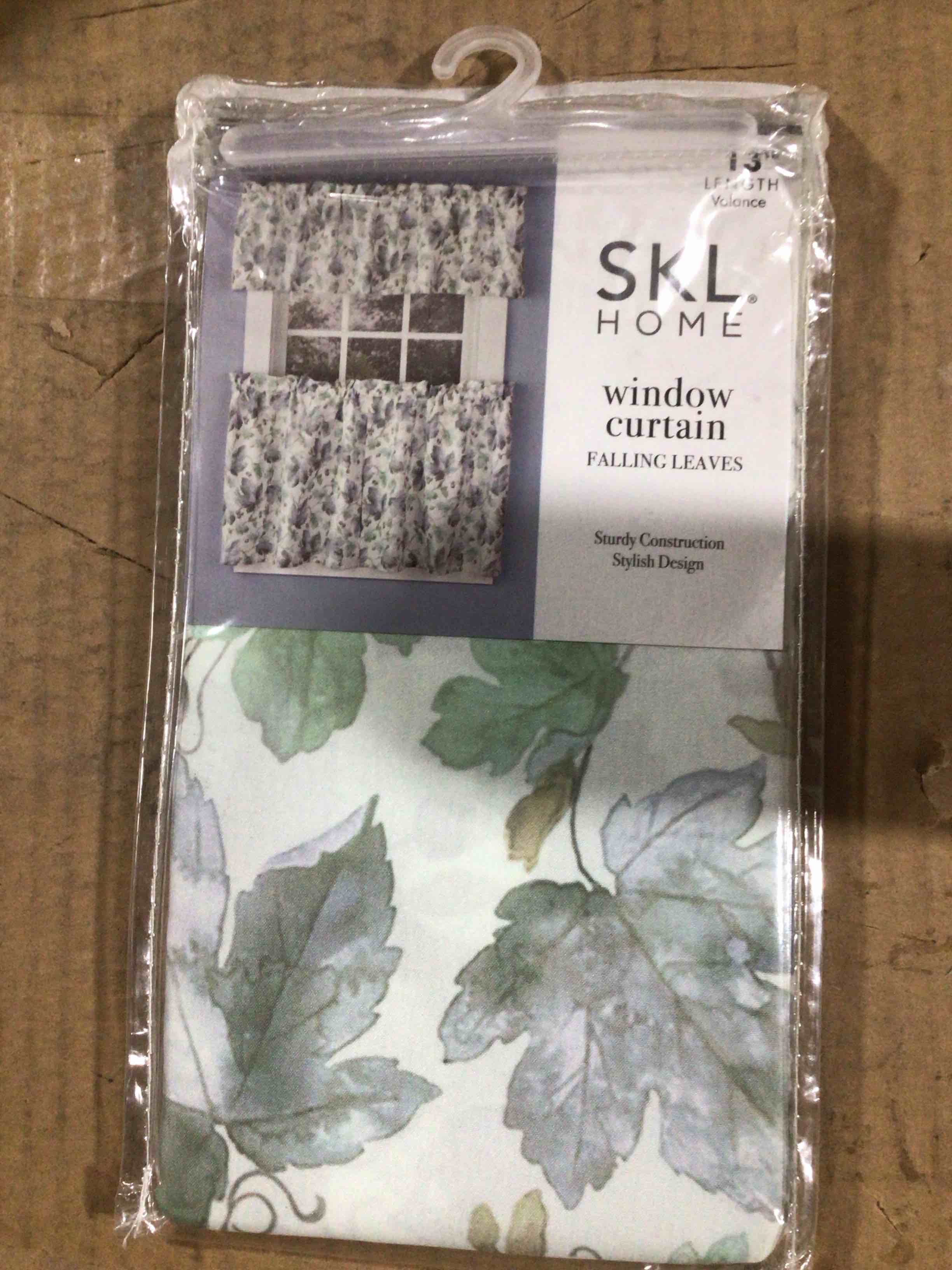 Condition photo showing New/Like New for SKL HOME window curtain falling leaves 