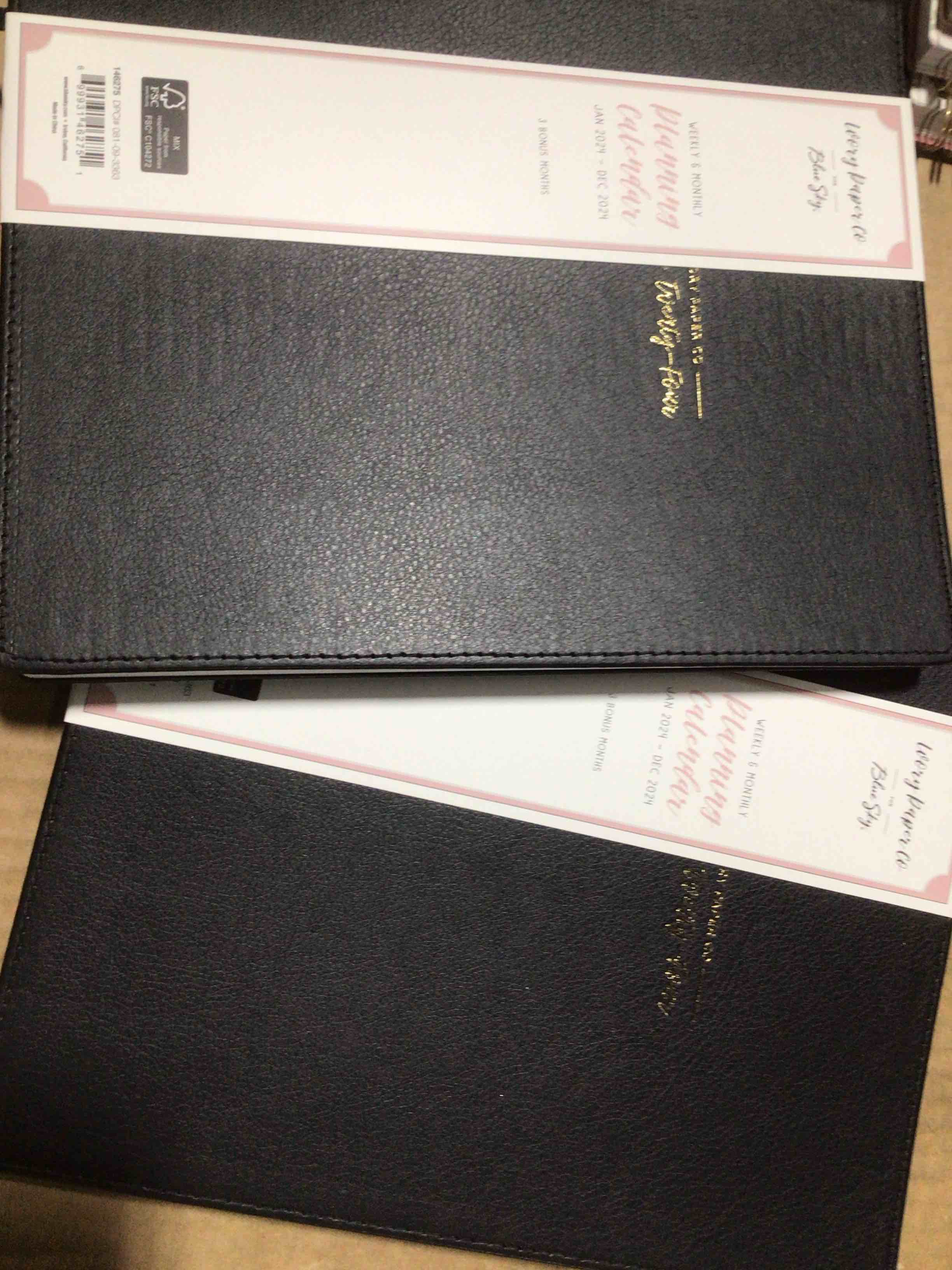 Condition photo showing New/Like New for wory paper CO. blue sky weekly and monthly planning calendar 2 books