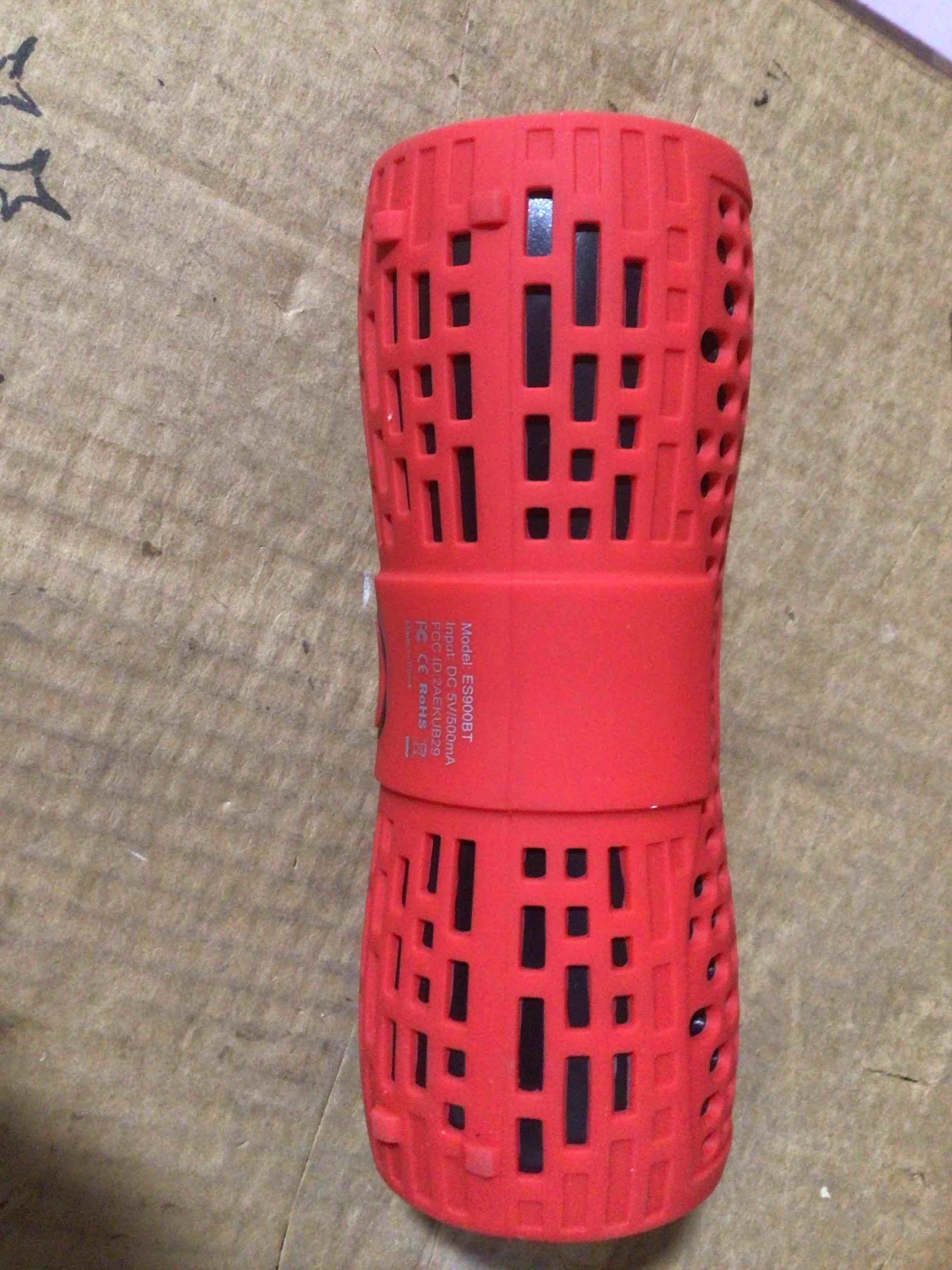 Condition photo showing New/Like New for EM3 wireless speaker (red)