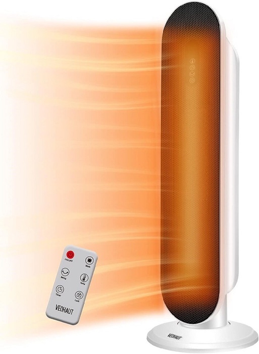 space heater portable VEOHAUT silent heating 