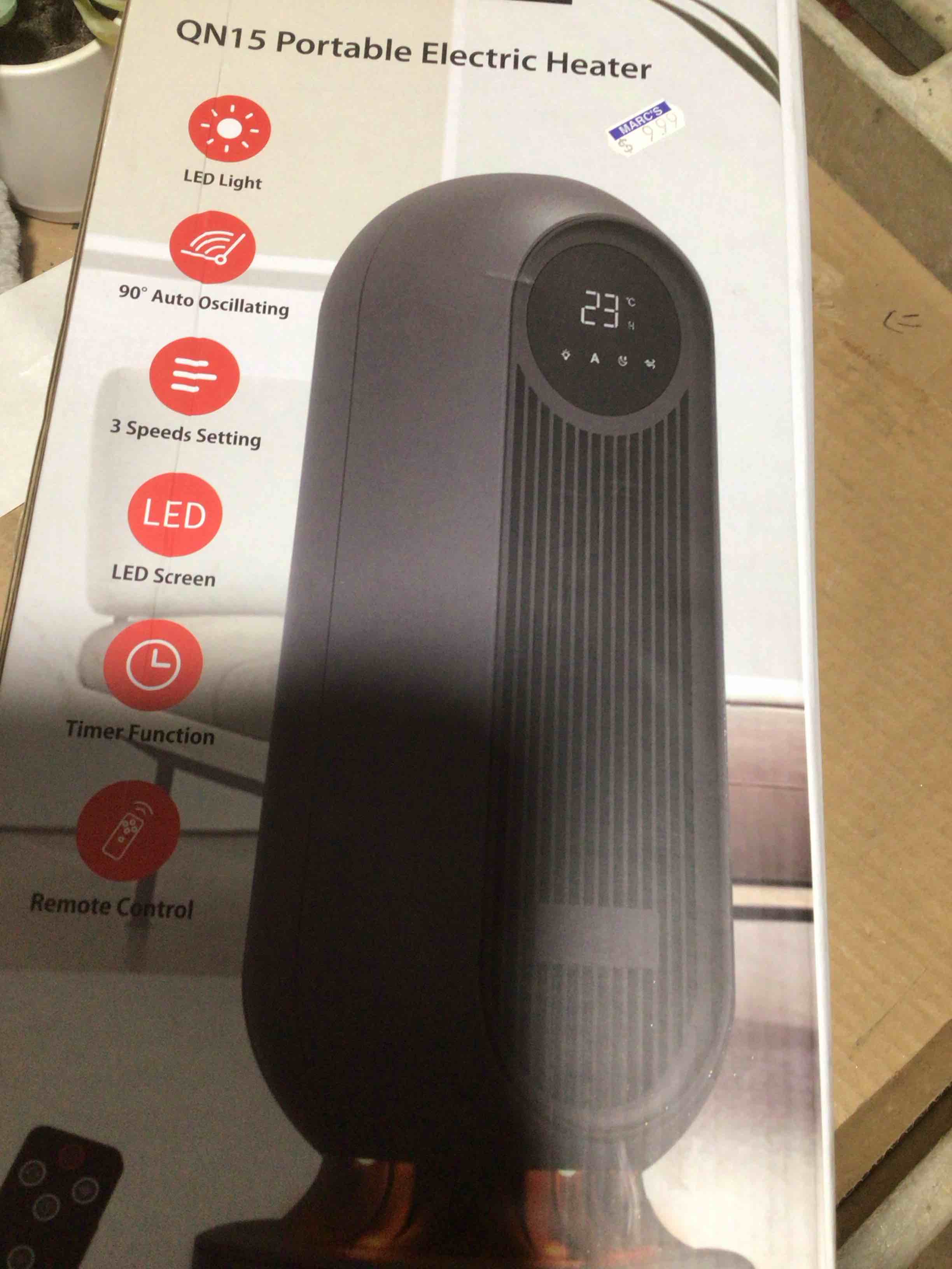 Condition photo showing New/Like New for Seaich corporation QN15 PORTABLE ELECTRIC HEATER 