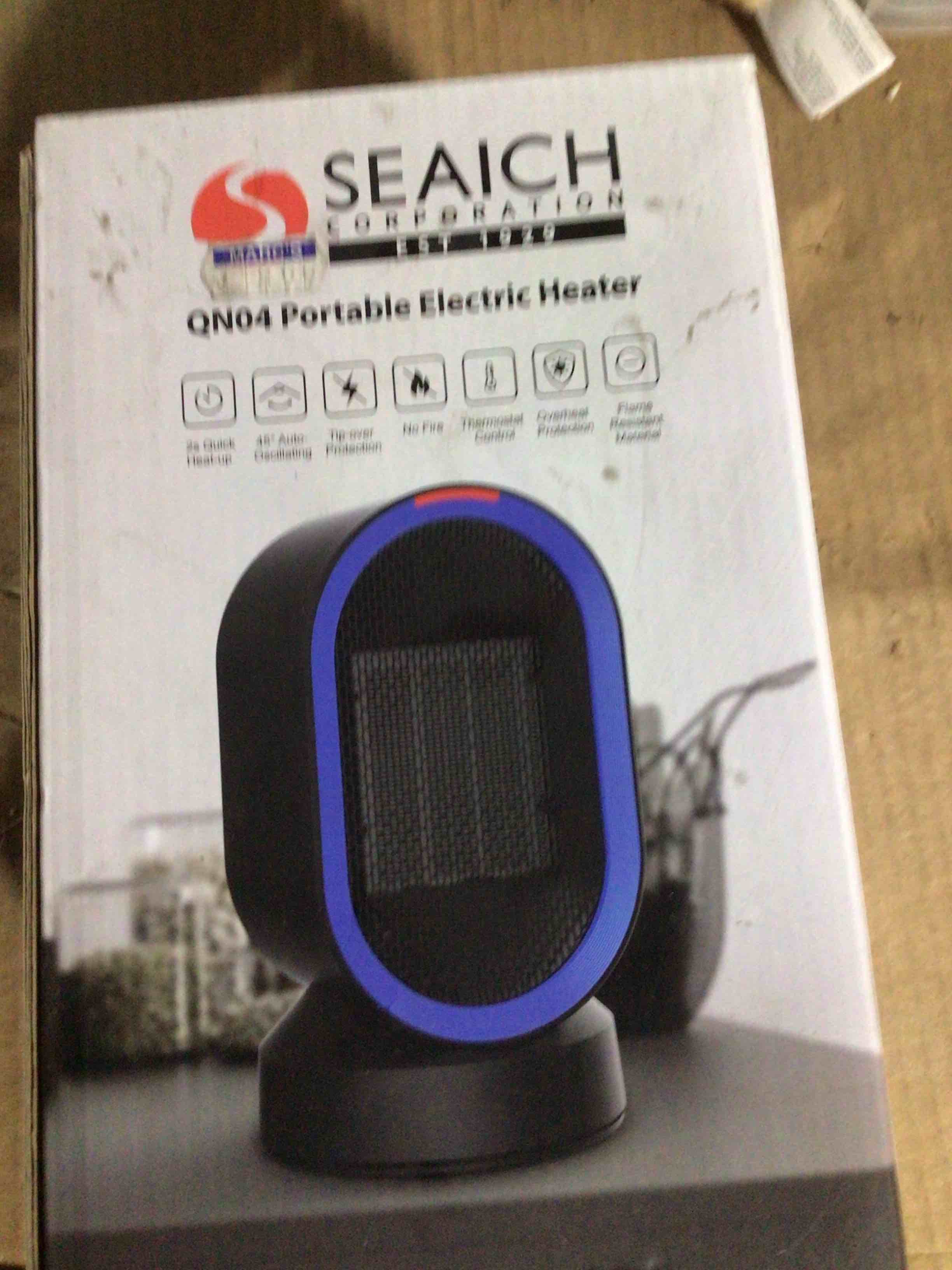 Condition photo showing New/Like New for seaich corporation portable electric heater 