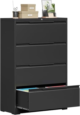 4 cabinet black metal cabinets for storage/folders
