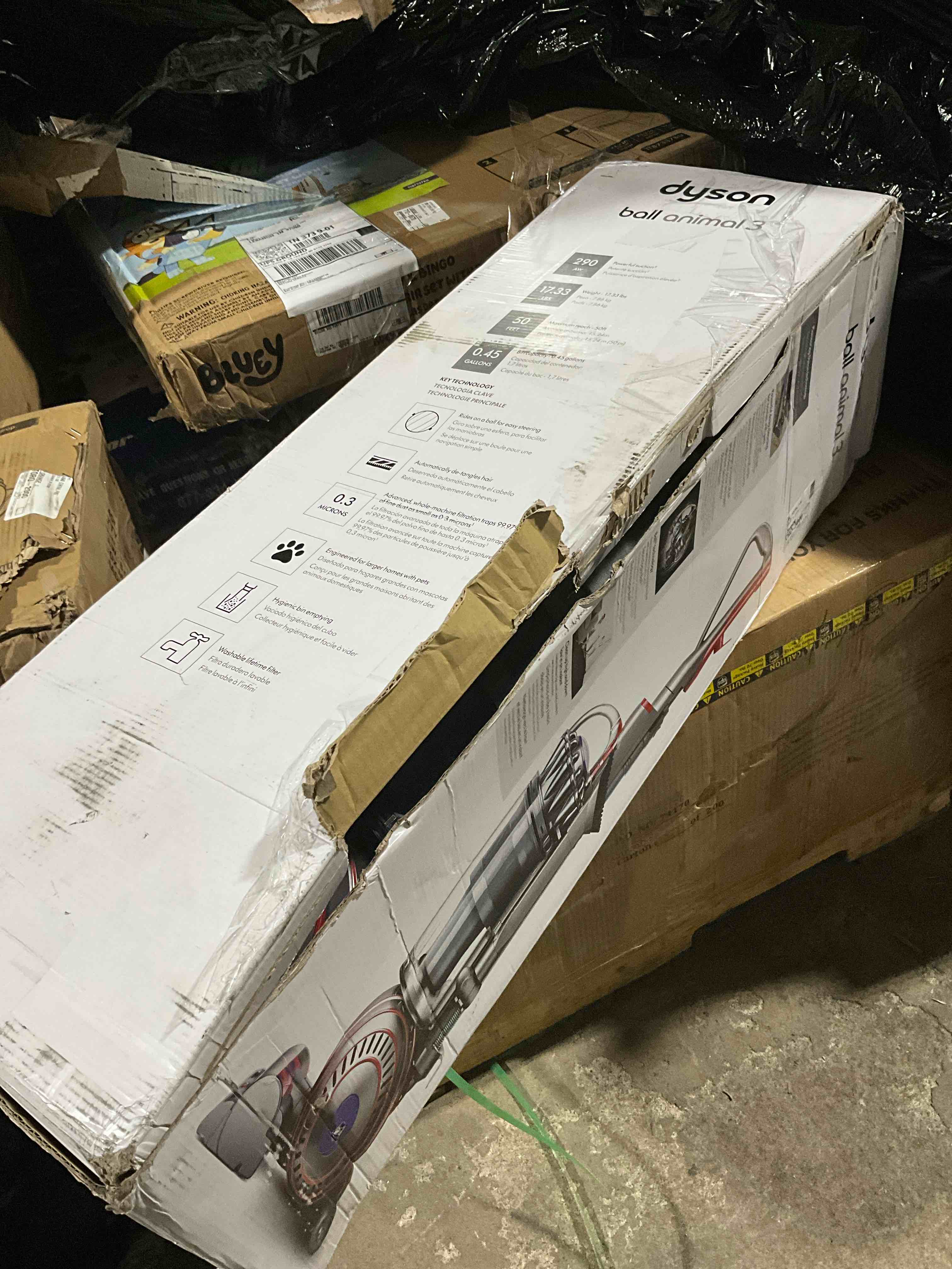 Condition photo showing As Is for Dyson Ball Animal 3 Upright Vacuum Cleaner