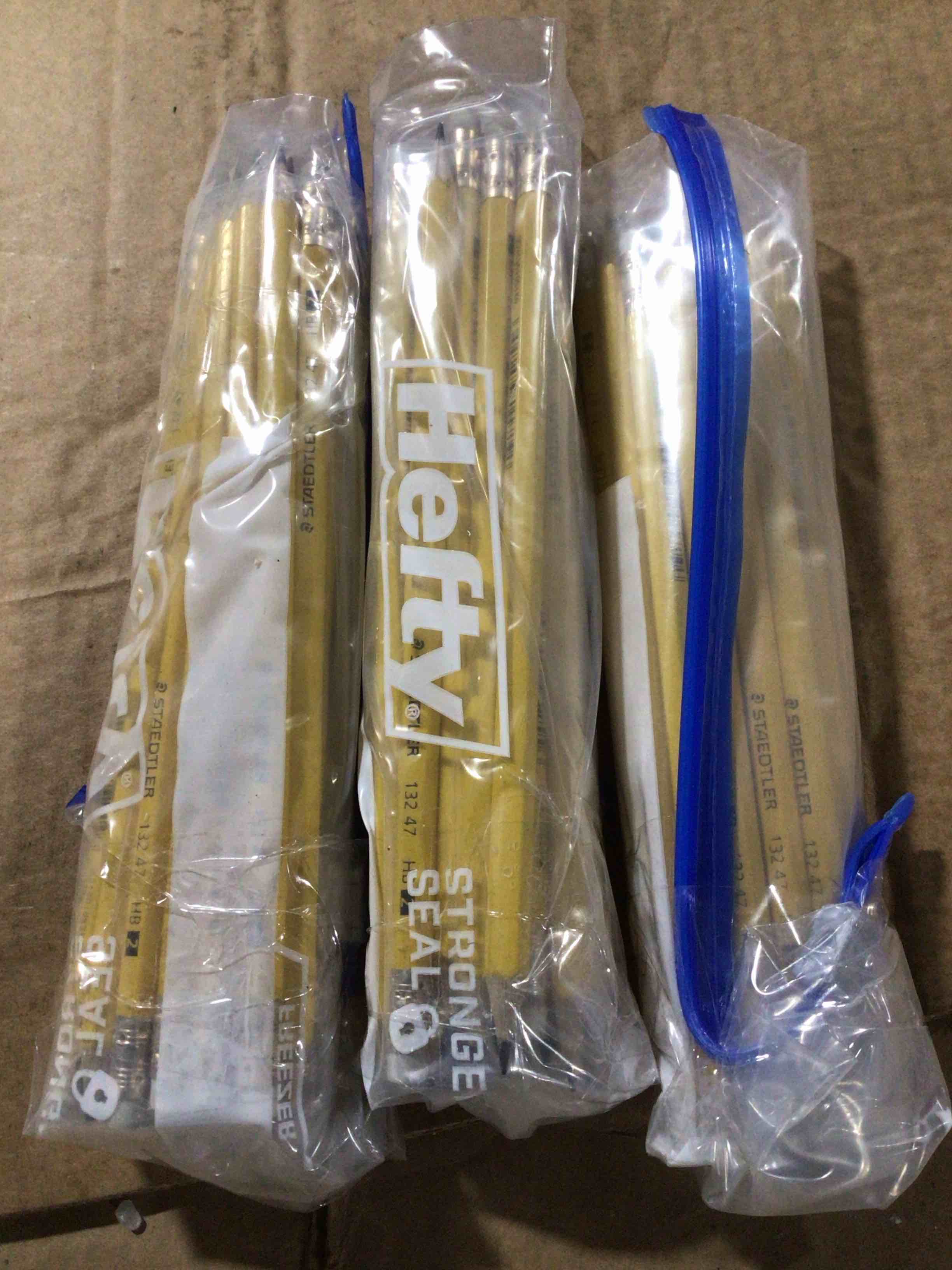 Condition photo showing New/Like New for yellow pencil, pack of 3 