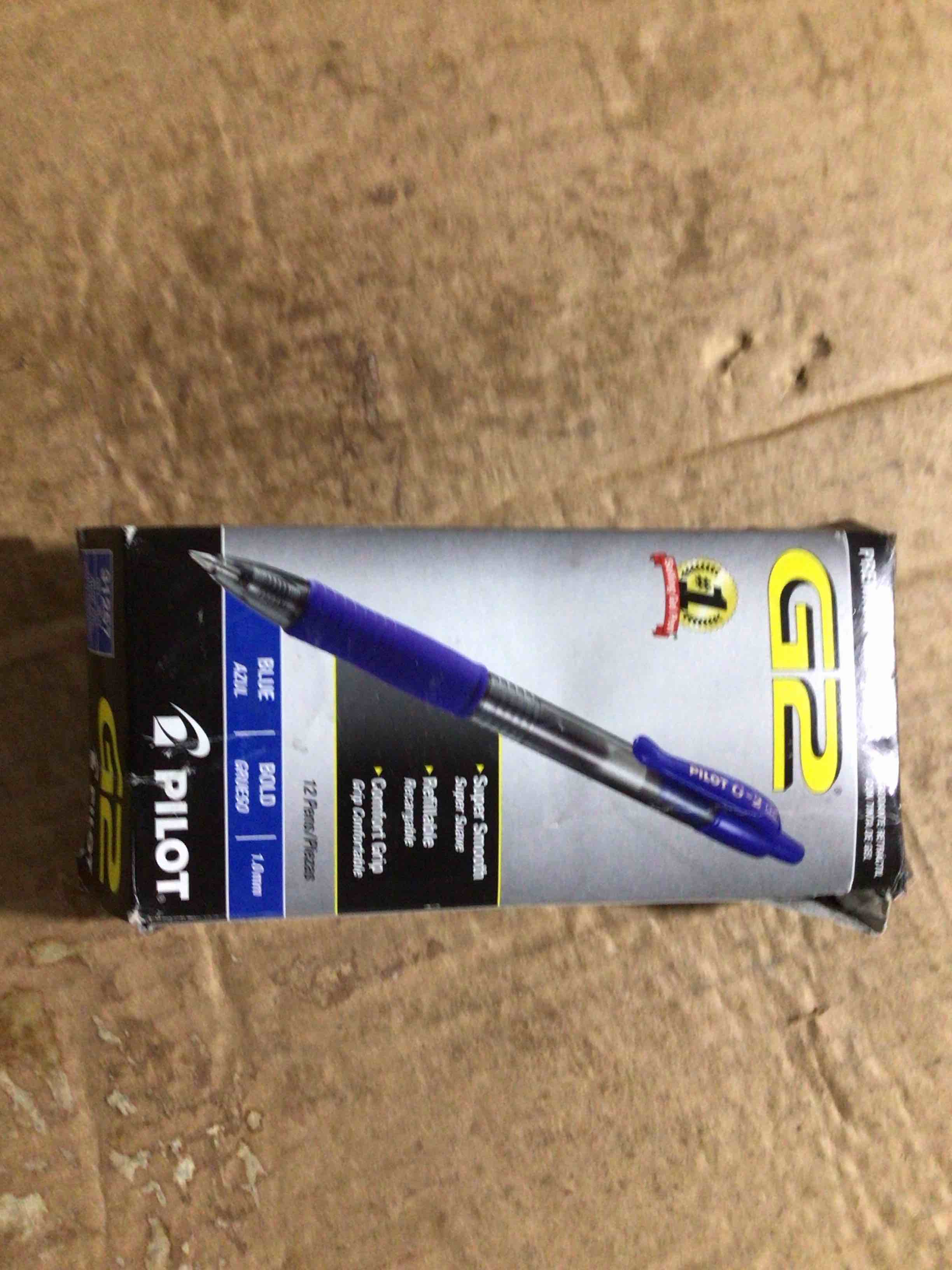 Condition photo showing New/Like New for premium gel roller G2 super smooth blue ink pen 