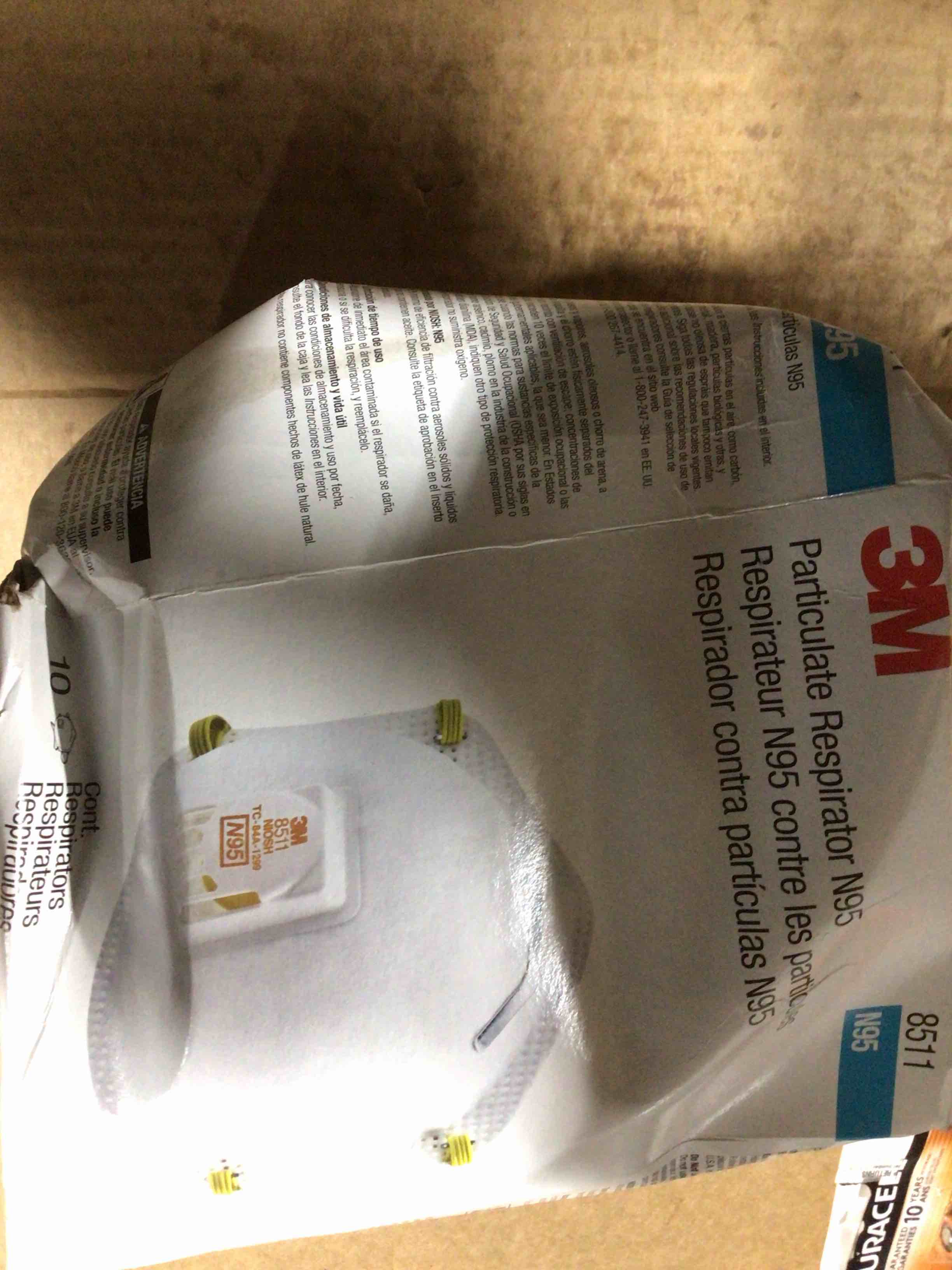 Condition photo showing New/Like New for PARTICULATE RESPIRATOR N95 3M