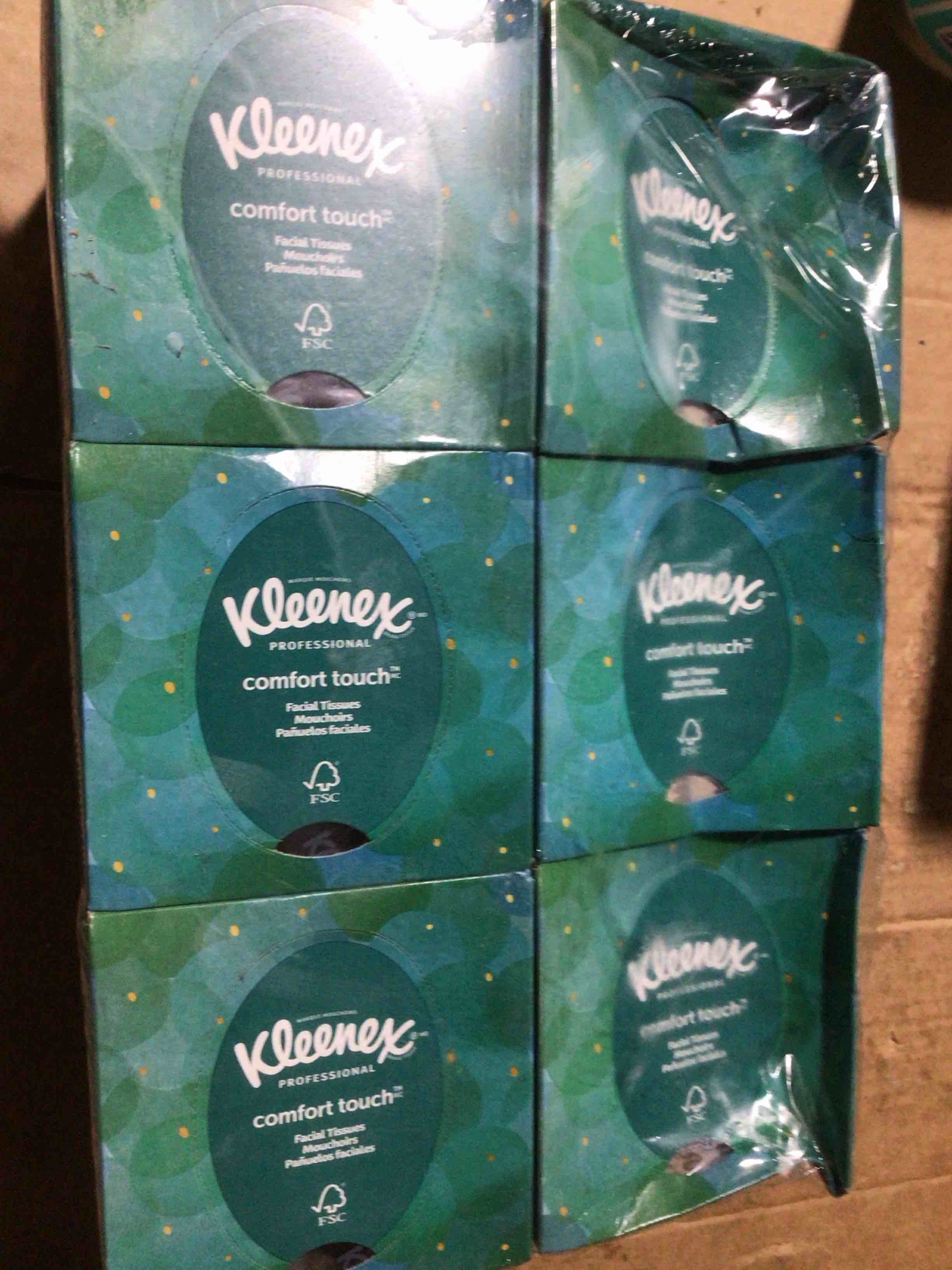 Condition photo showing New/Like New for Kleenex comfort touch facial tissues 
