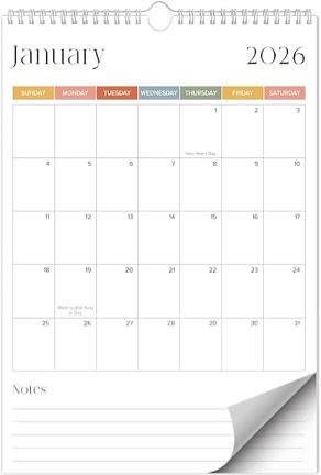 wall calendar 2026 