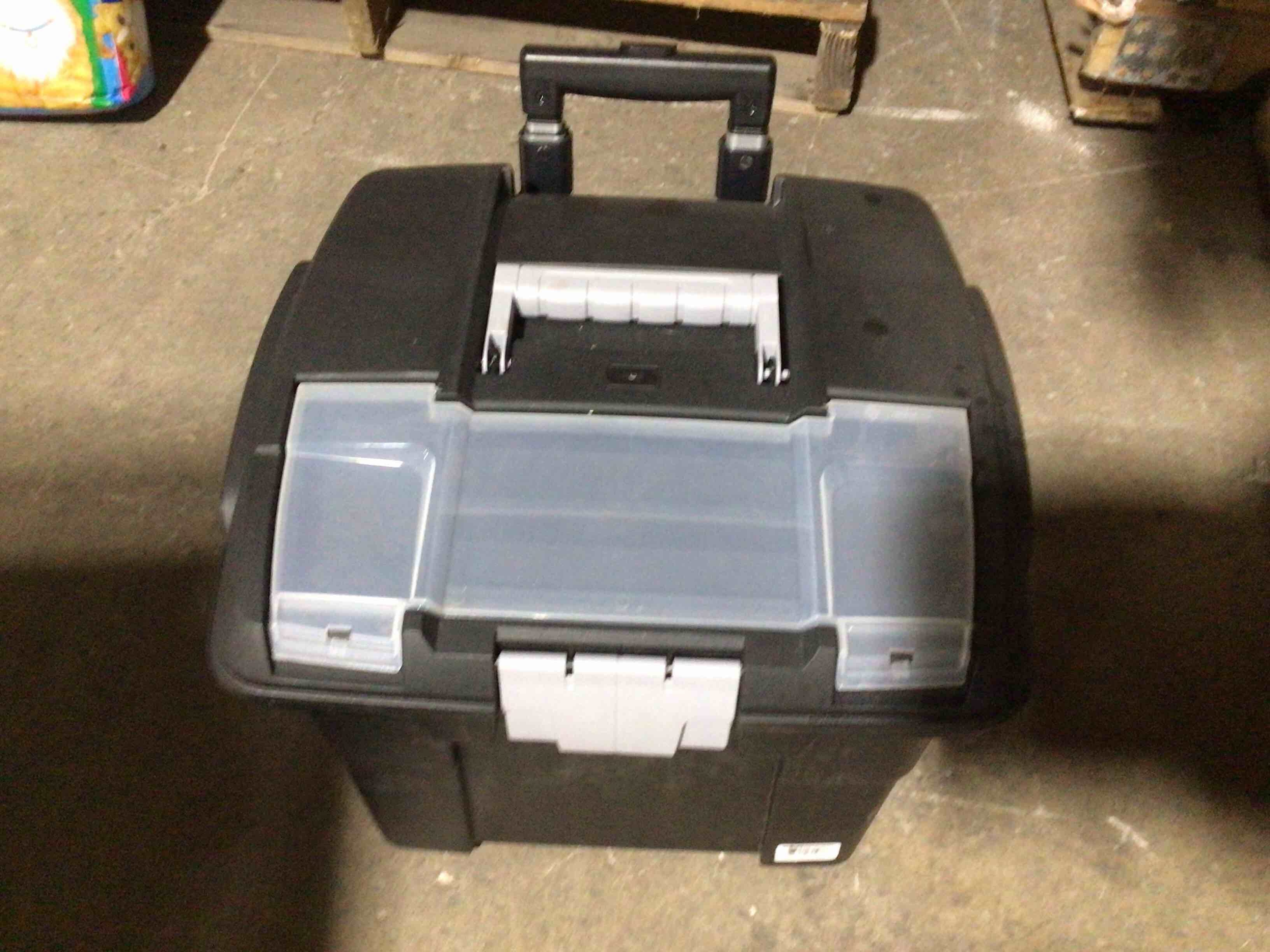 Condition photo showing New/Like New for portable tool box/organizer, durable plastic (similar)