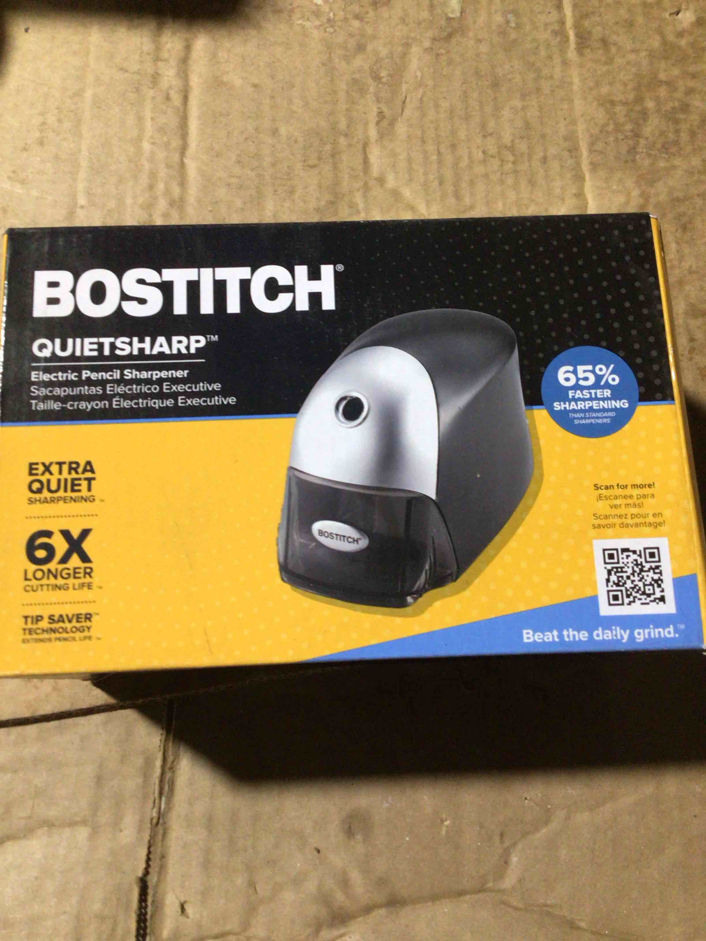 Condition photo showing New/Like New for Bostitch quietsharp electric pencil sharpener 